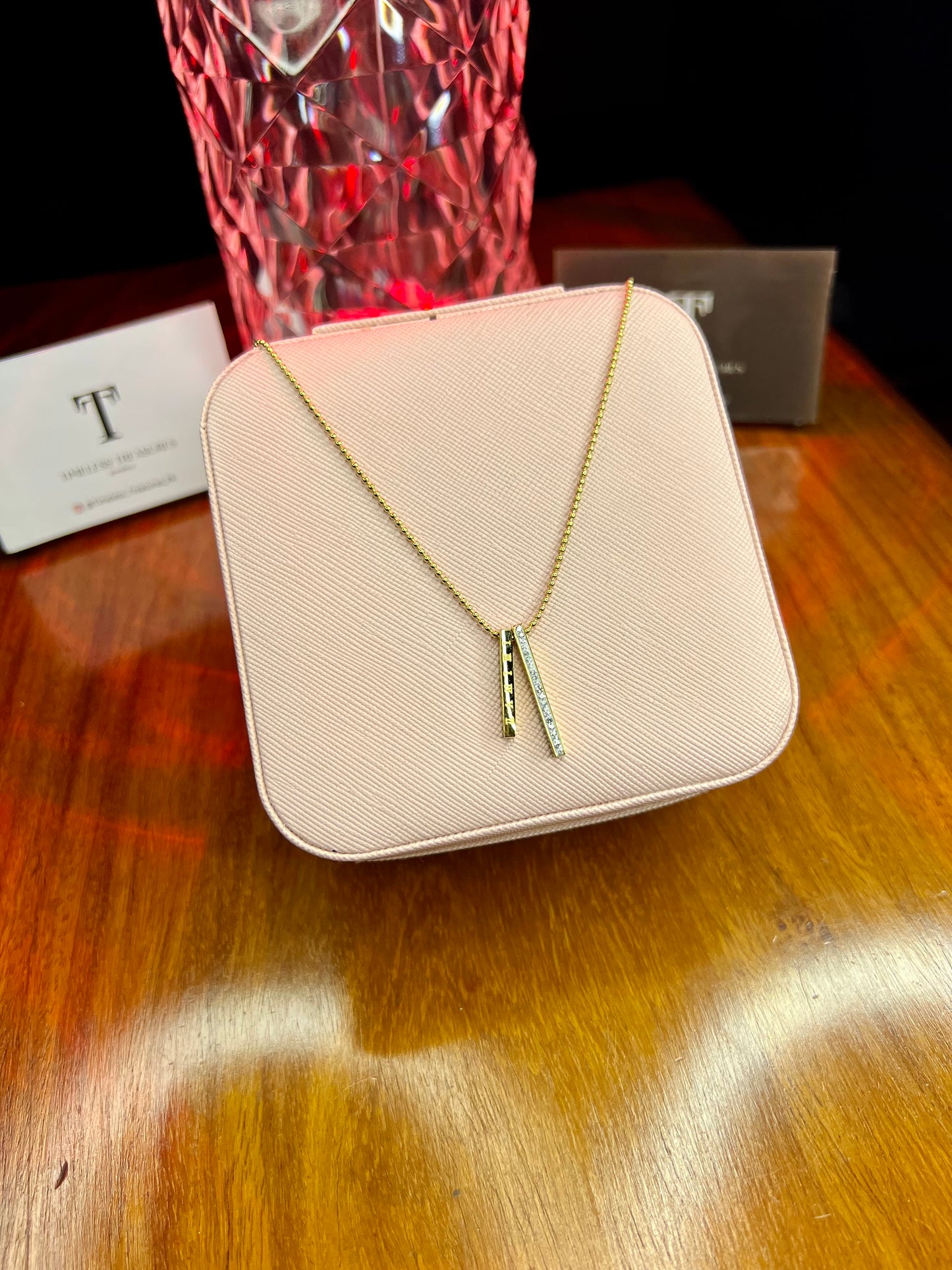 Premium Quality Stainless Steel 18k Roman Slides Luxury Necklace