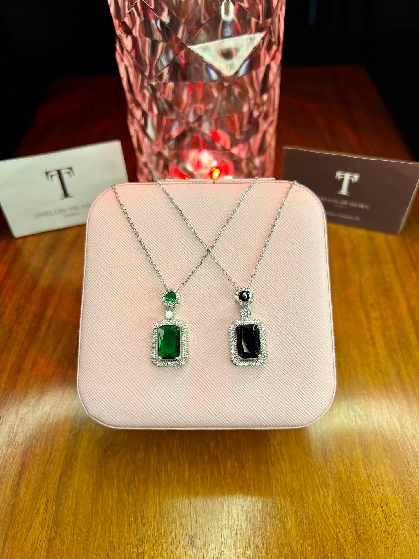 Premium Quality Stainless Steel Stone Necklace