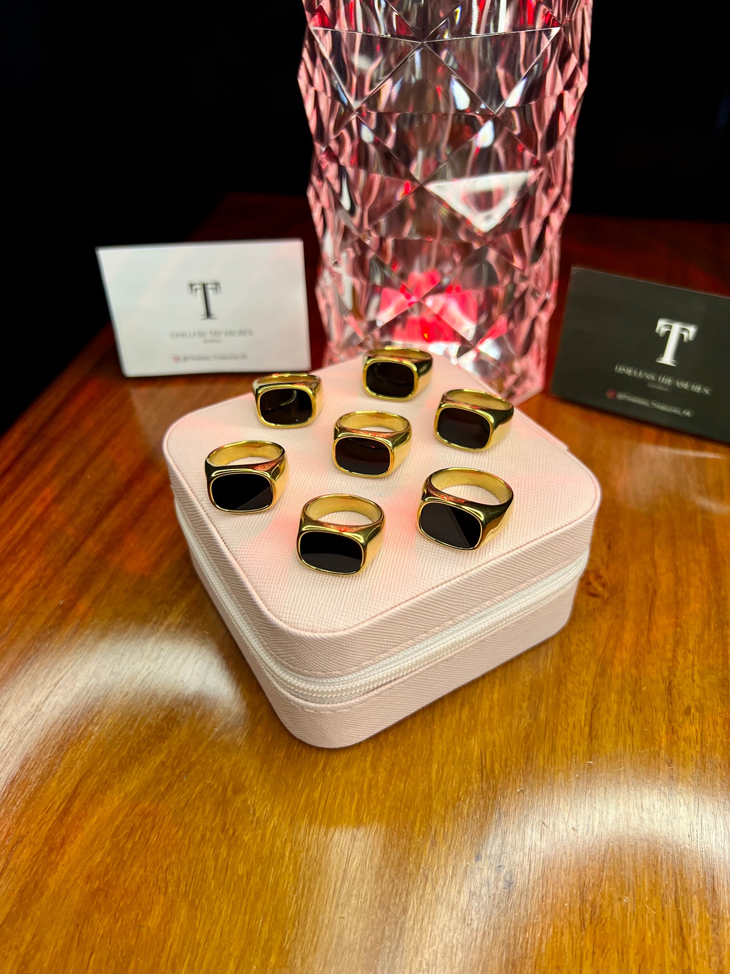 Premium Quality Stainless Steel 18k Black Nova Ring