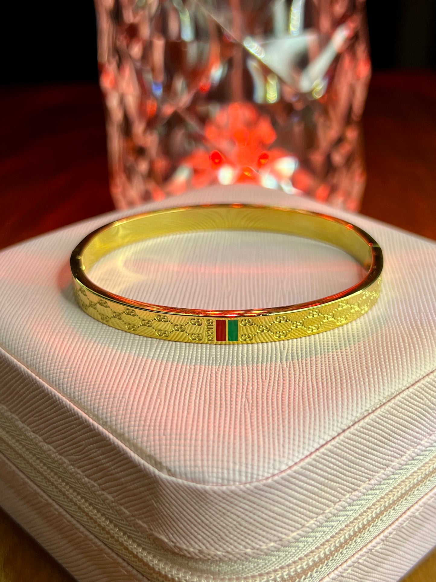 Premium Quality Stainless Steel 18k Gucci Classic HandCuff