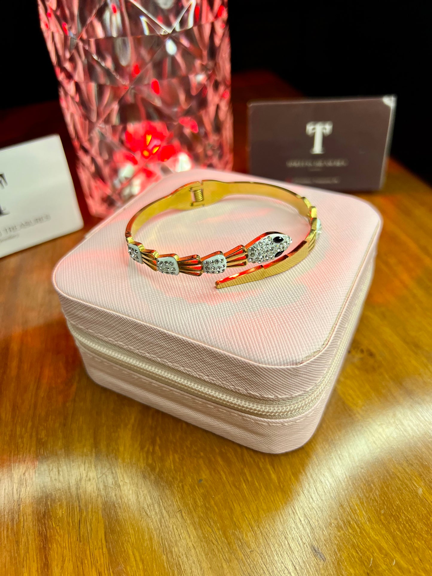 Premium Quality Stainless Steel 18k Bvlgari Inspired Handcuff