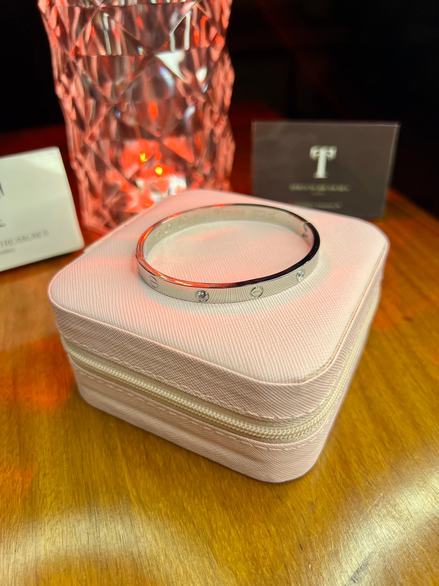 Premium Quality Stainless Steel Cartier Inspired Silver Handcuff