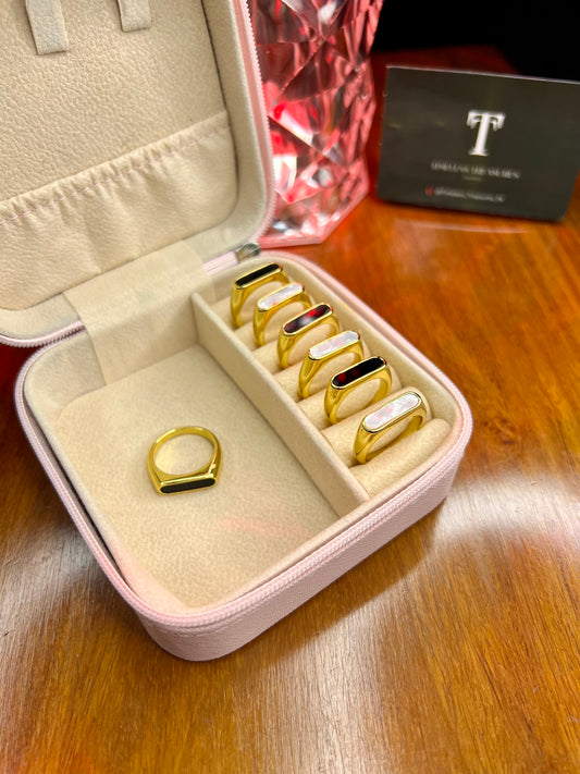 Premium Quality Stainless Steel 18k Tag Ring