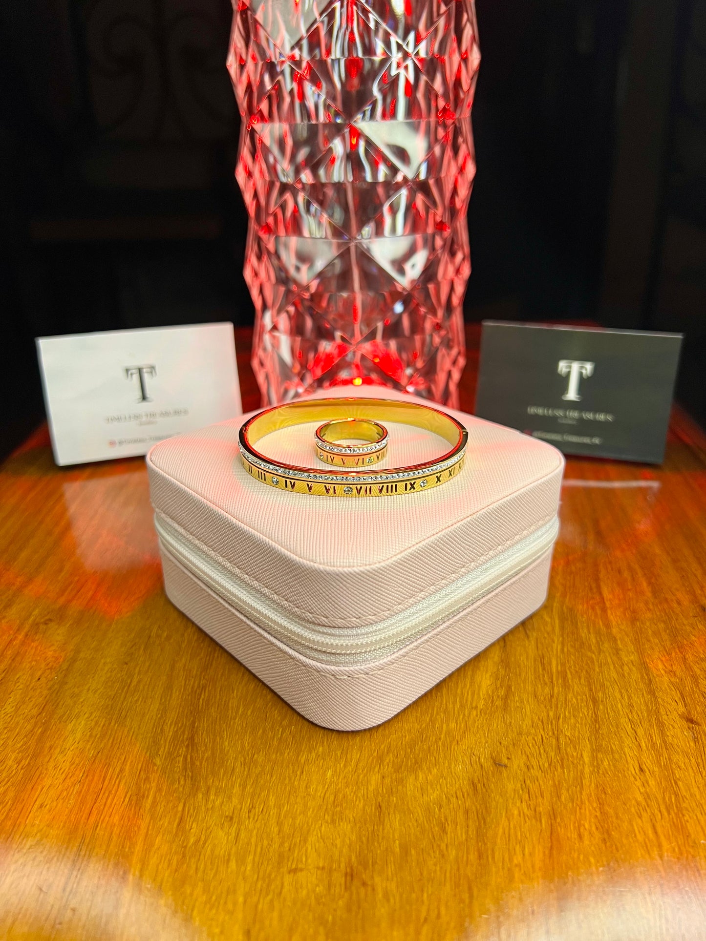 Premium Quality Stainless Steel 18k Imperial Roman Set