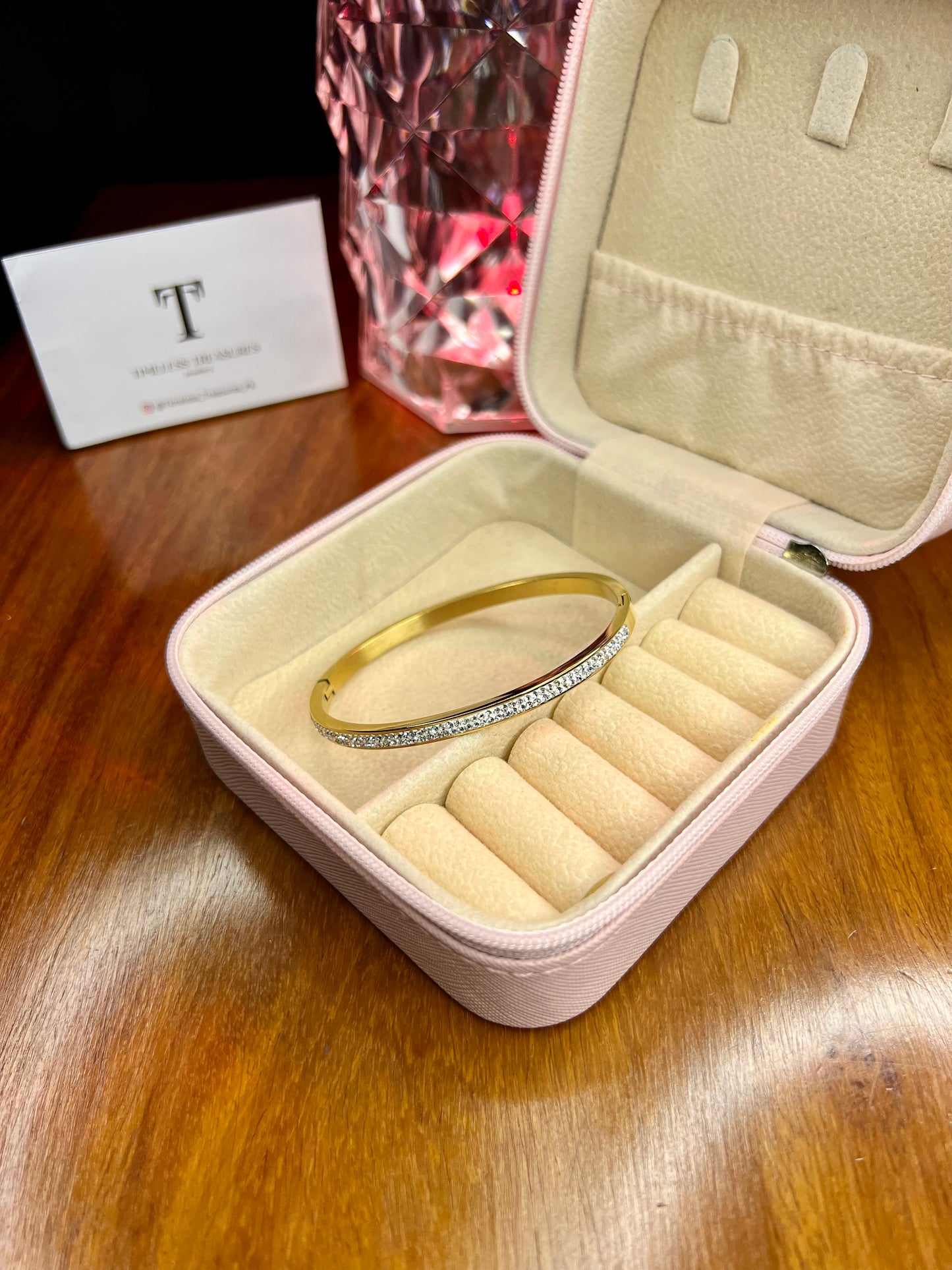 Premium Quality Stainless Steel 18k Lumière Handcuff