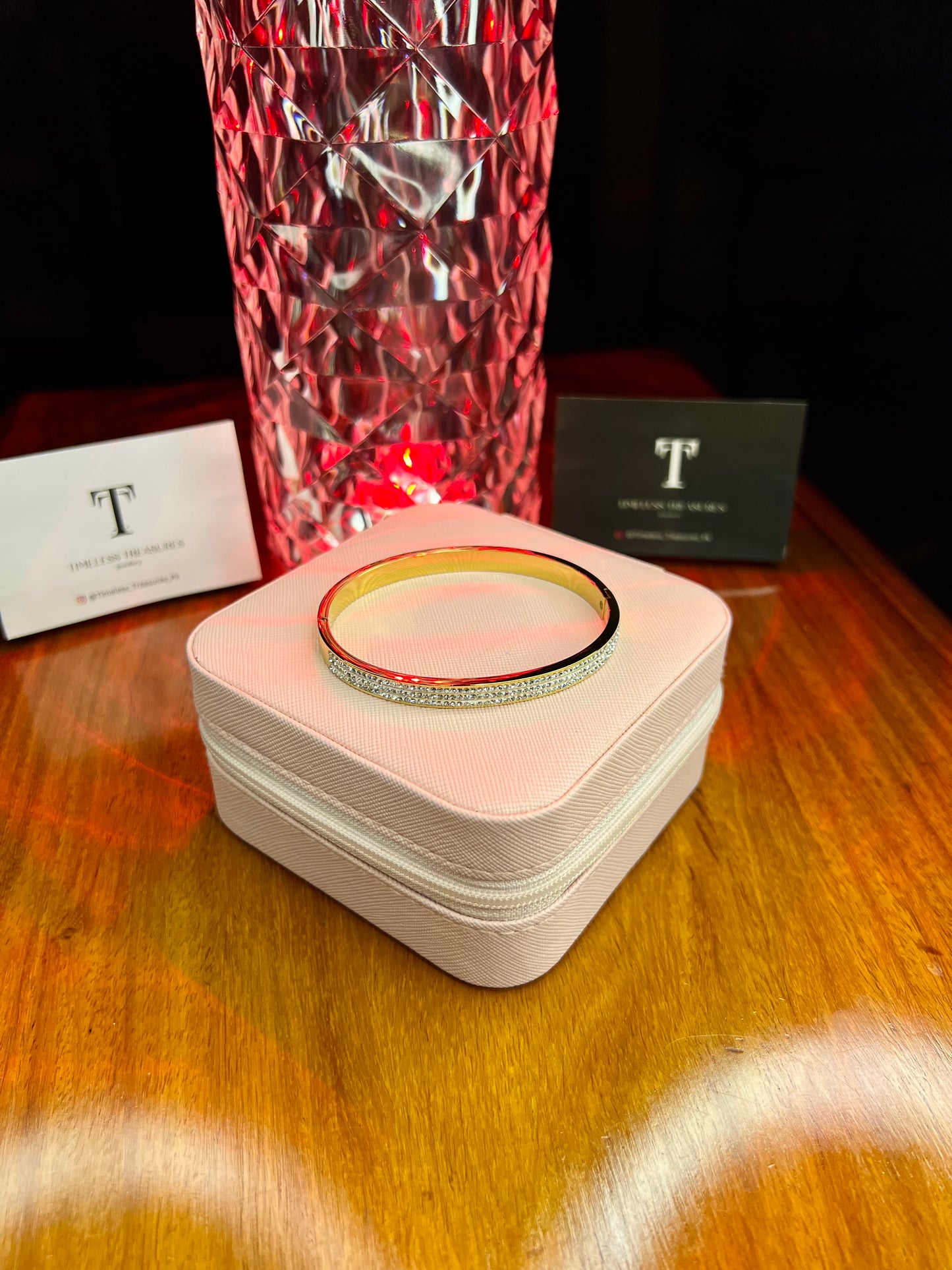 Premium Quality Stainless Steel 18k Lux Gleam Bangle