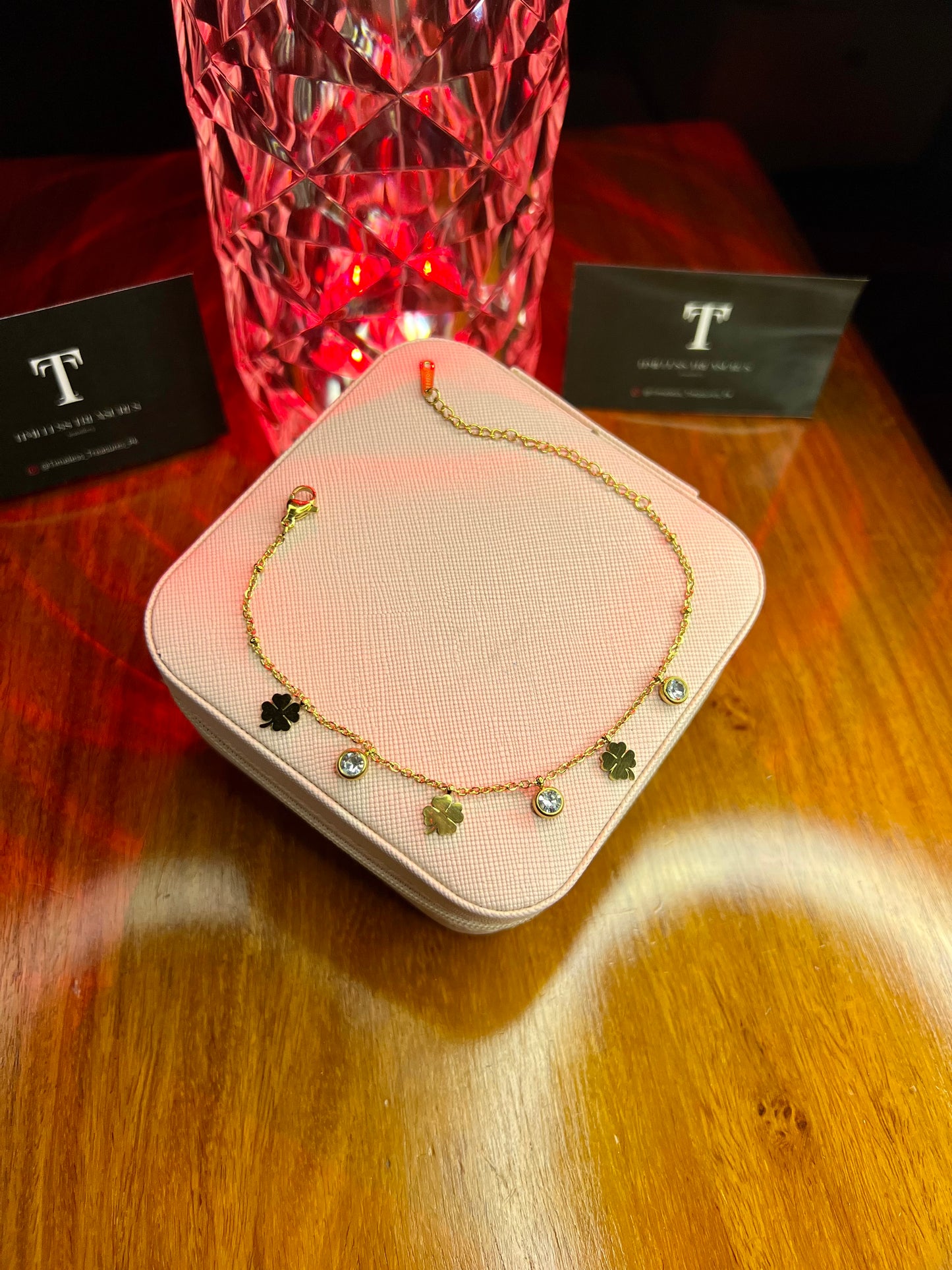 Premium Quality Stainless Steel 18k Maple Grace Luxury Bracelet