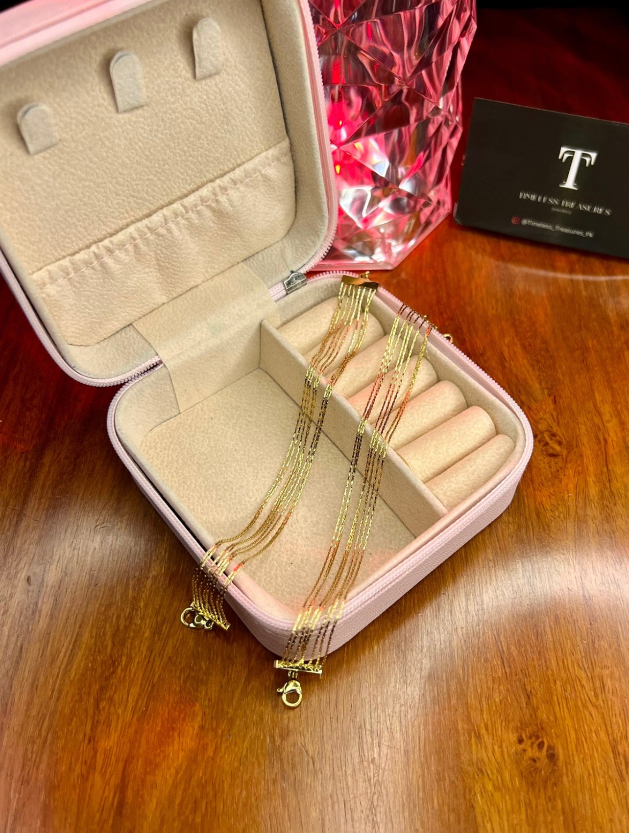 Premium Quality Stainless Steel 18k Layered Gold Bracelet