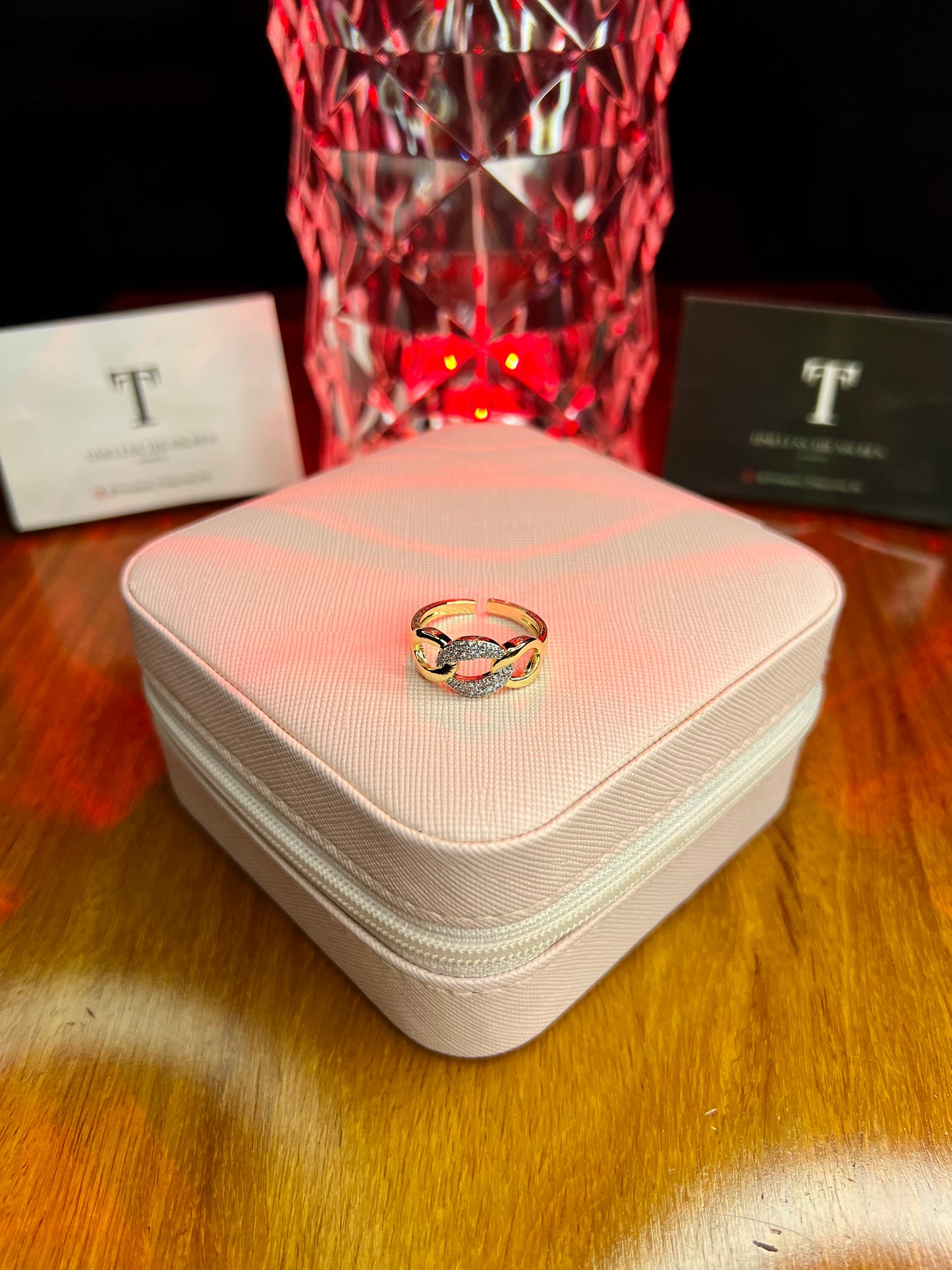 Premium Quality 18k Gold Plated Micro Zircon Egyptian Rings