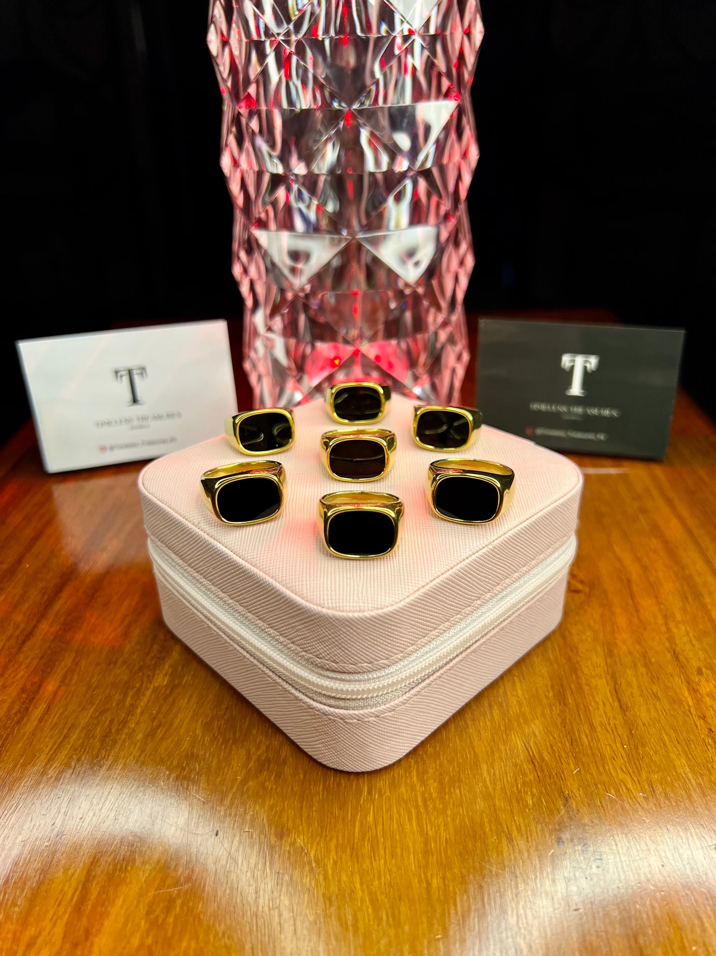 Premium Quality Stainless Steel 18k Black Nova Ring