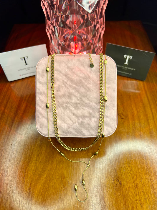 Premium Quality Stainless Steel 18k Double Chain Necklace