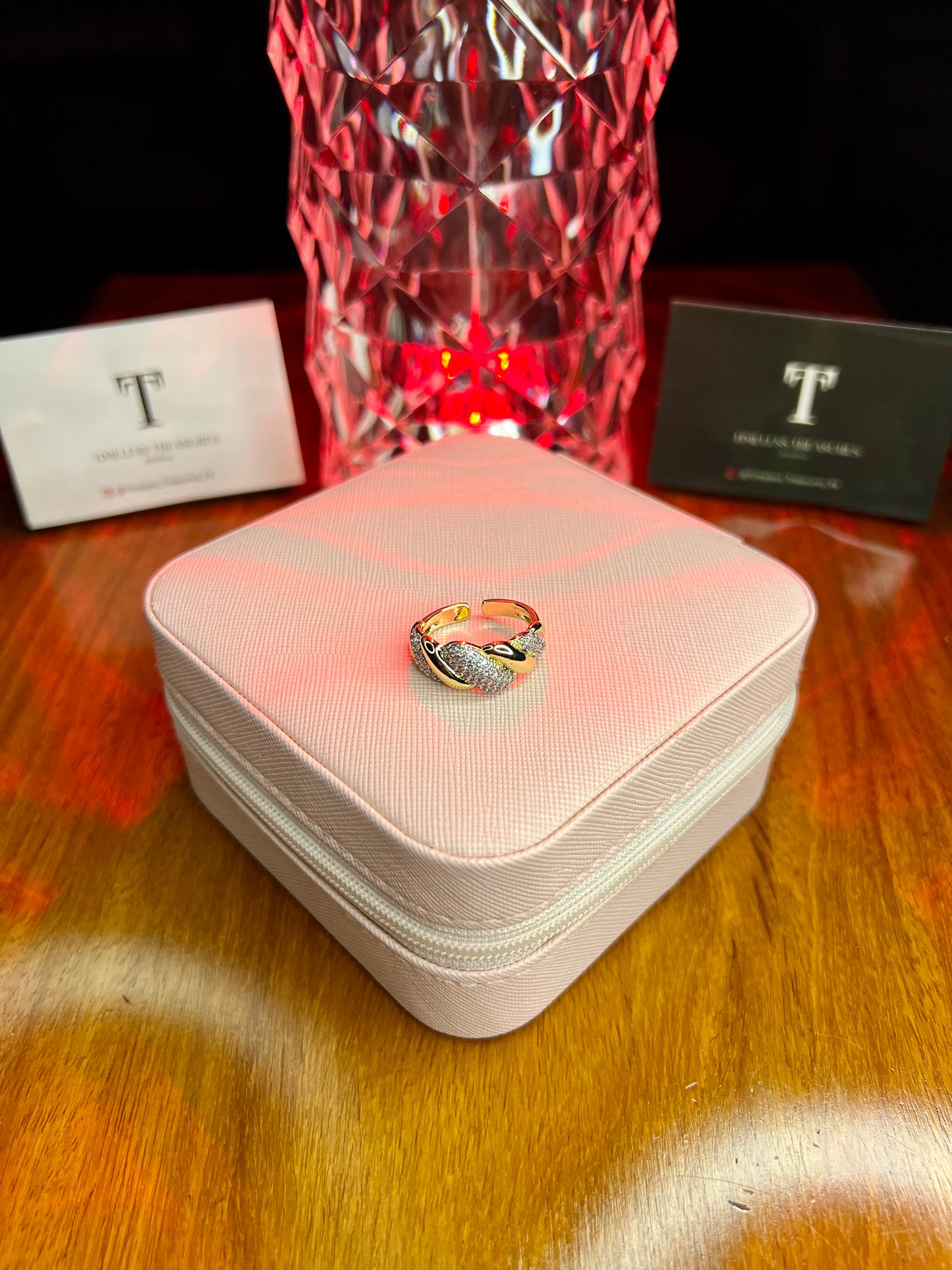 Premium Quality 18k Gold Plated Micro Zircon Egyptian Rings