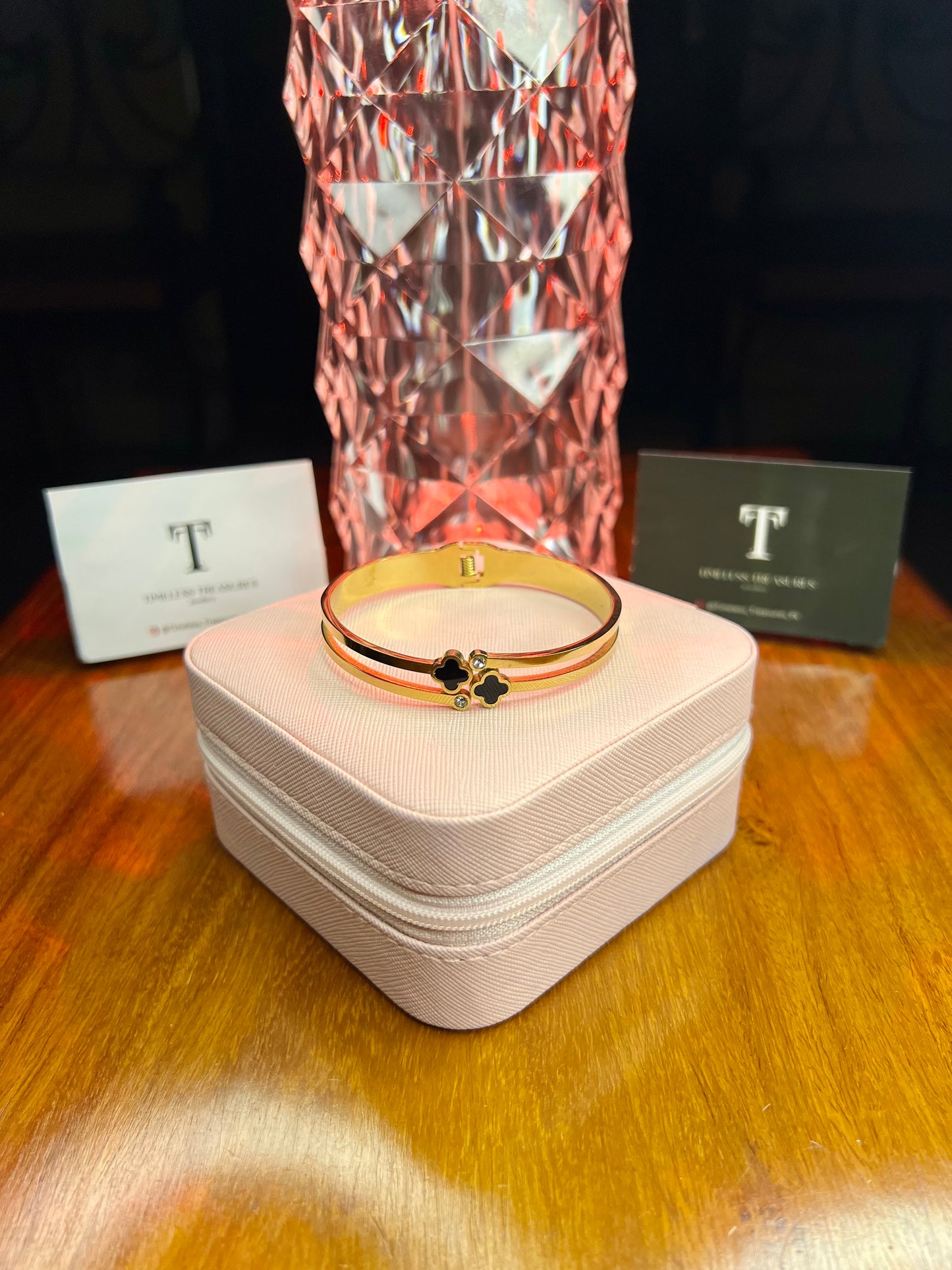 Premium Quality Stainless Steel 18k Double Clove Handcuff