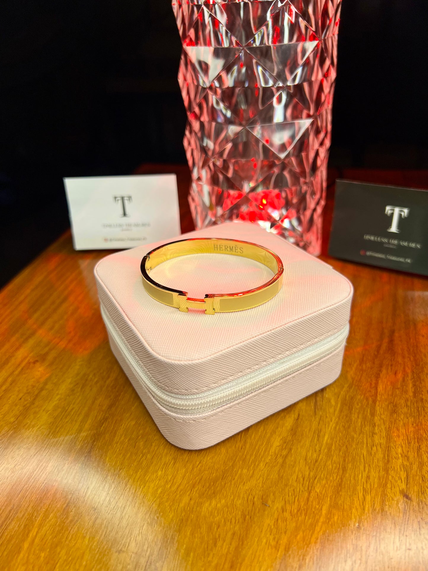 Premium Quality Stainless Steel 18k Hermes Gold Edition Handcuff