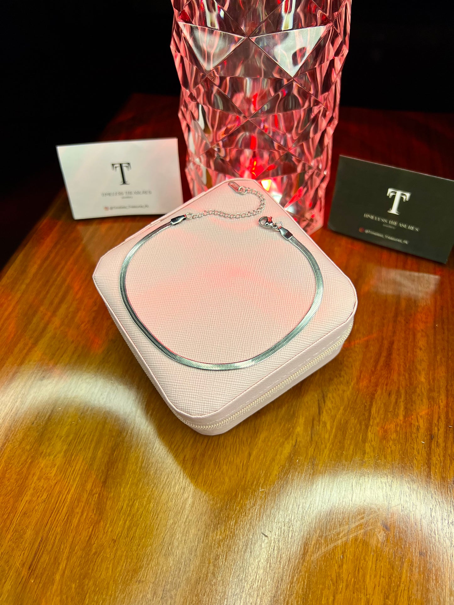 Premium Quality Stainless Steel Silver Snake Chain Anklet