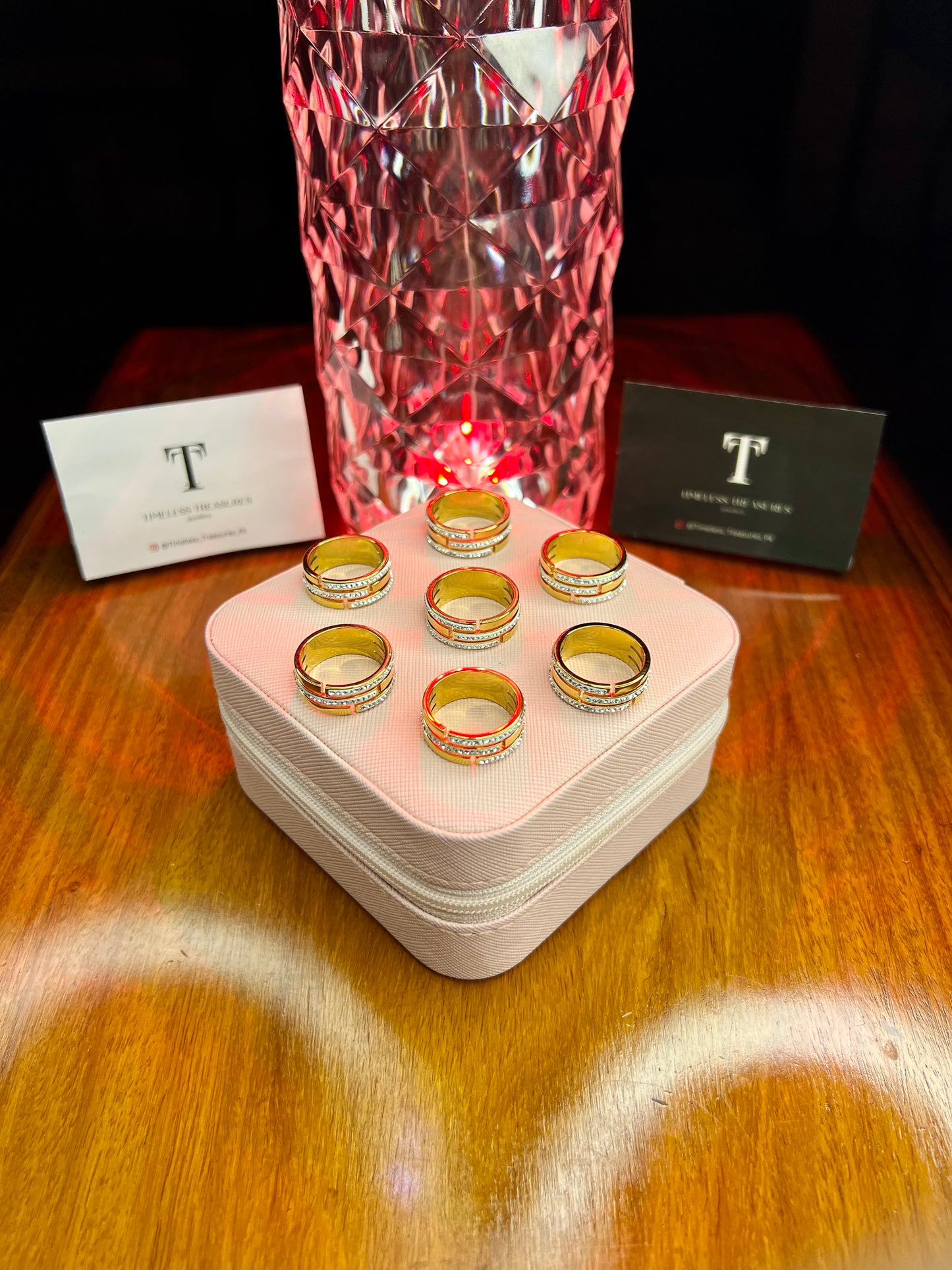 Premium Quality Stainless Steel 18k Lush Shine Ring