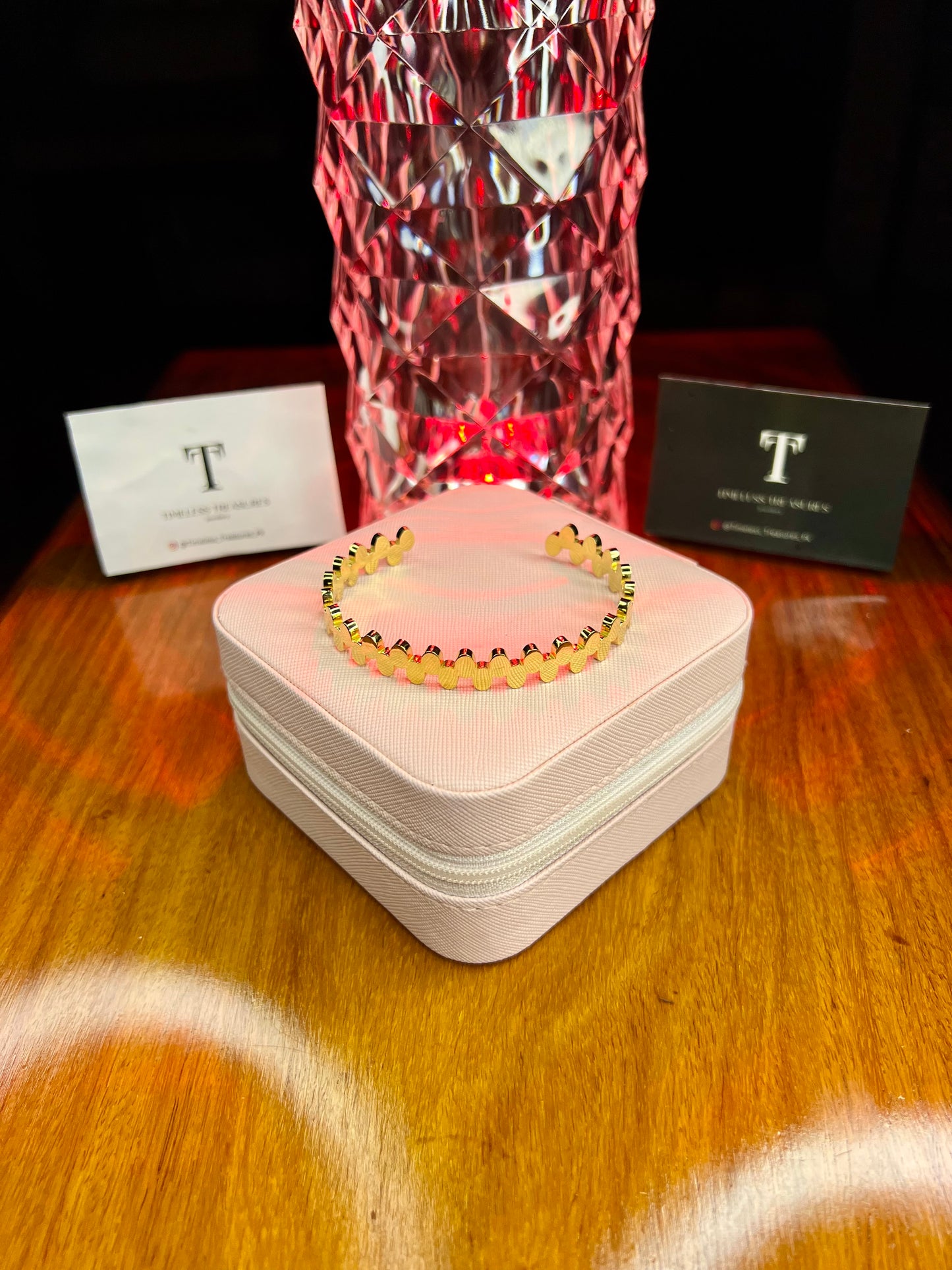 Premium Quality Stainless Steel 18k Timeless Petal Bracelet