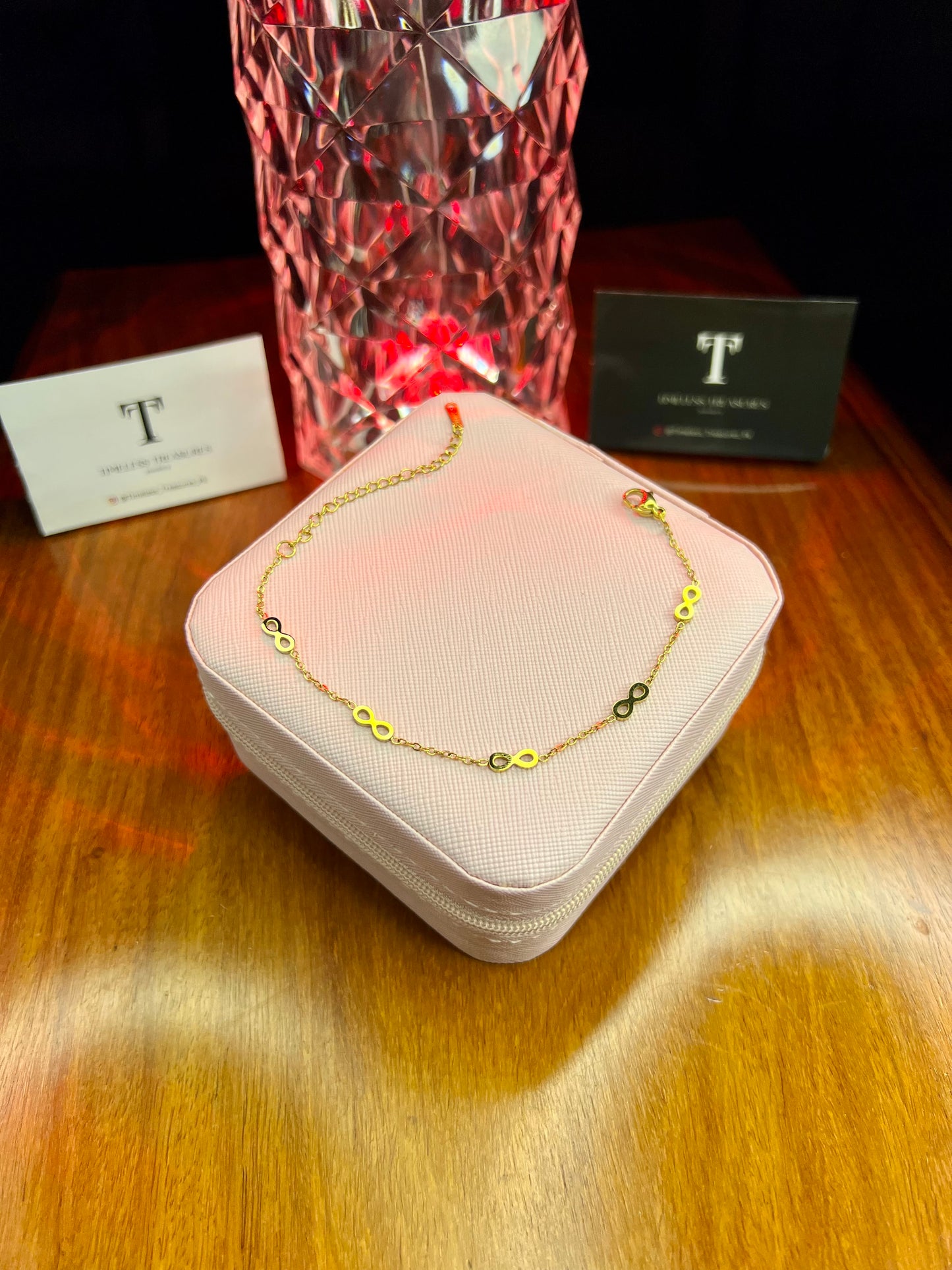 Premium Quality Stainless Steel 18k Infinity Grace Bracelet