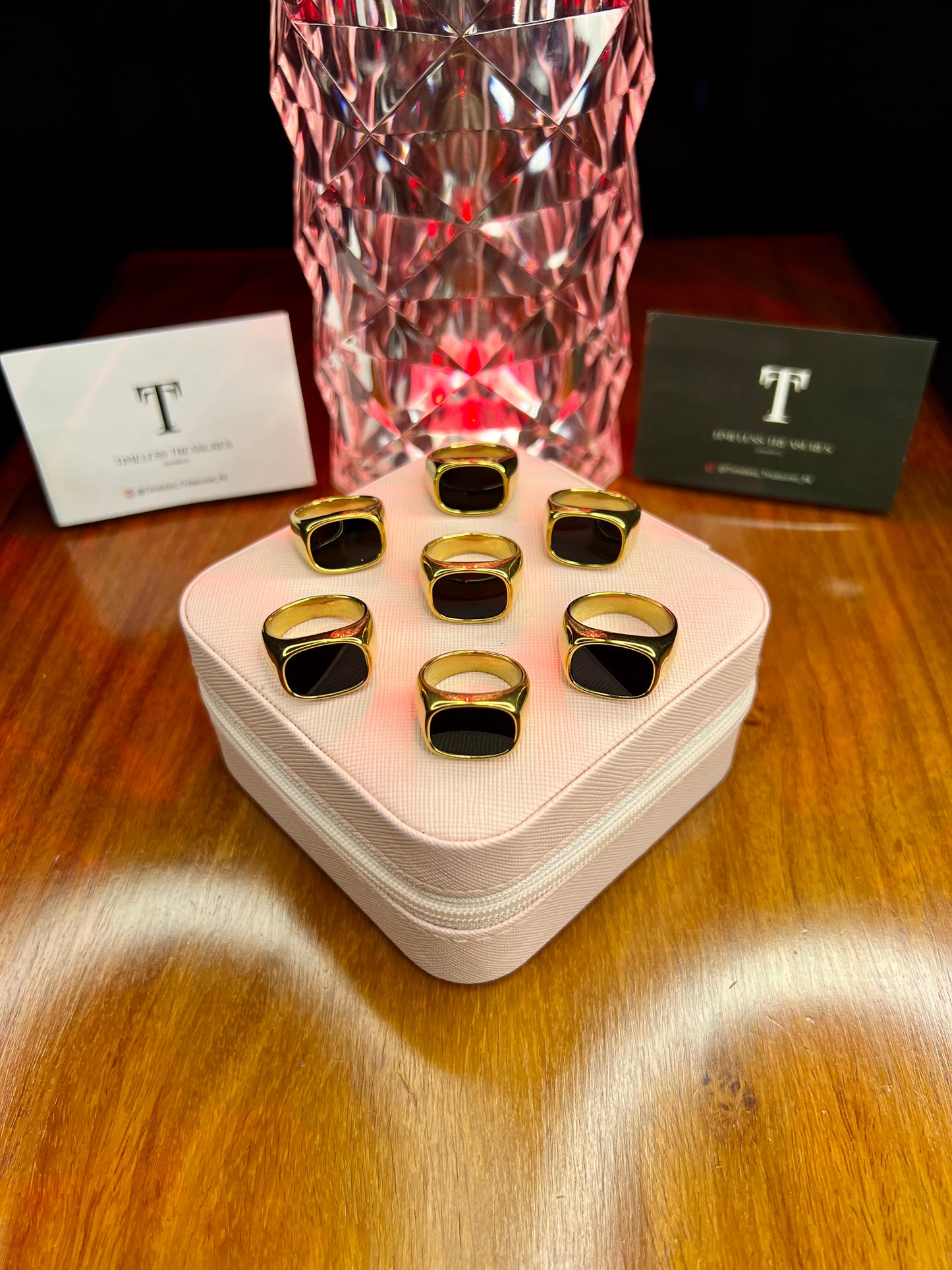 Premium Quality Stainless Steel 18k Black Nova Ring