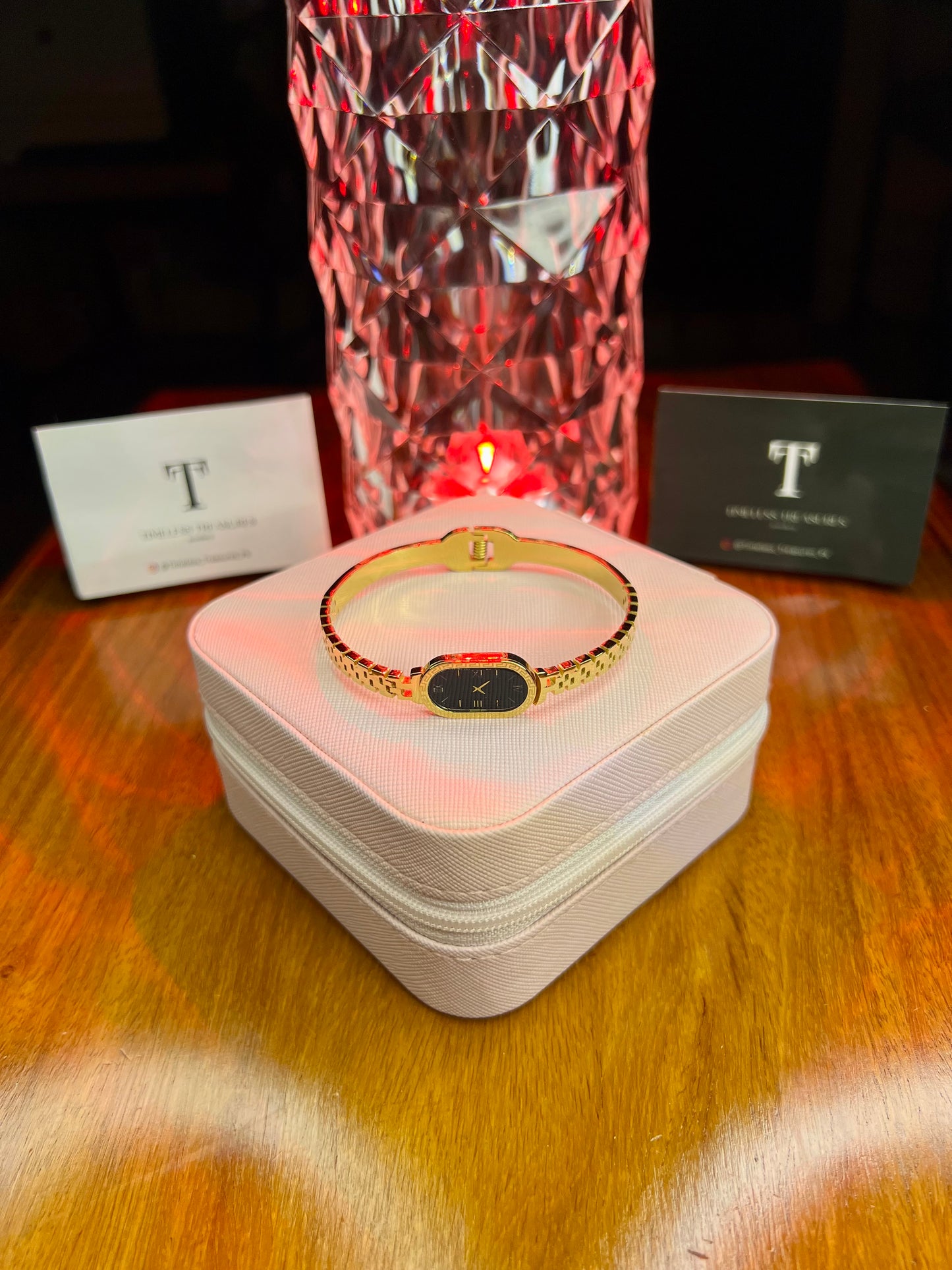 Premium Quality Stainless Steel 18k Timless Glow Watch Cuff