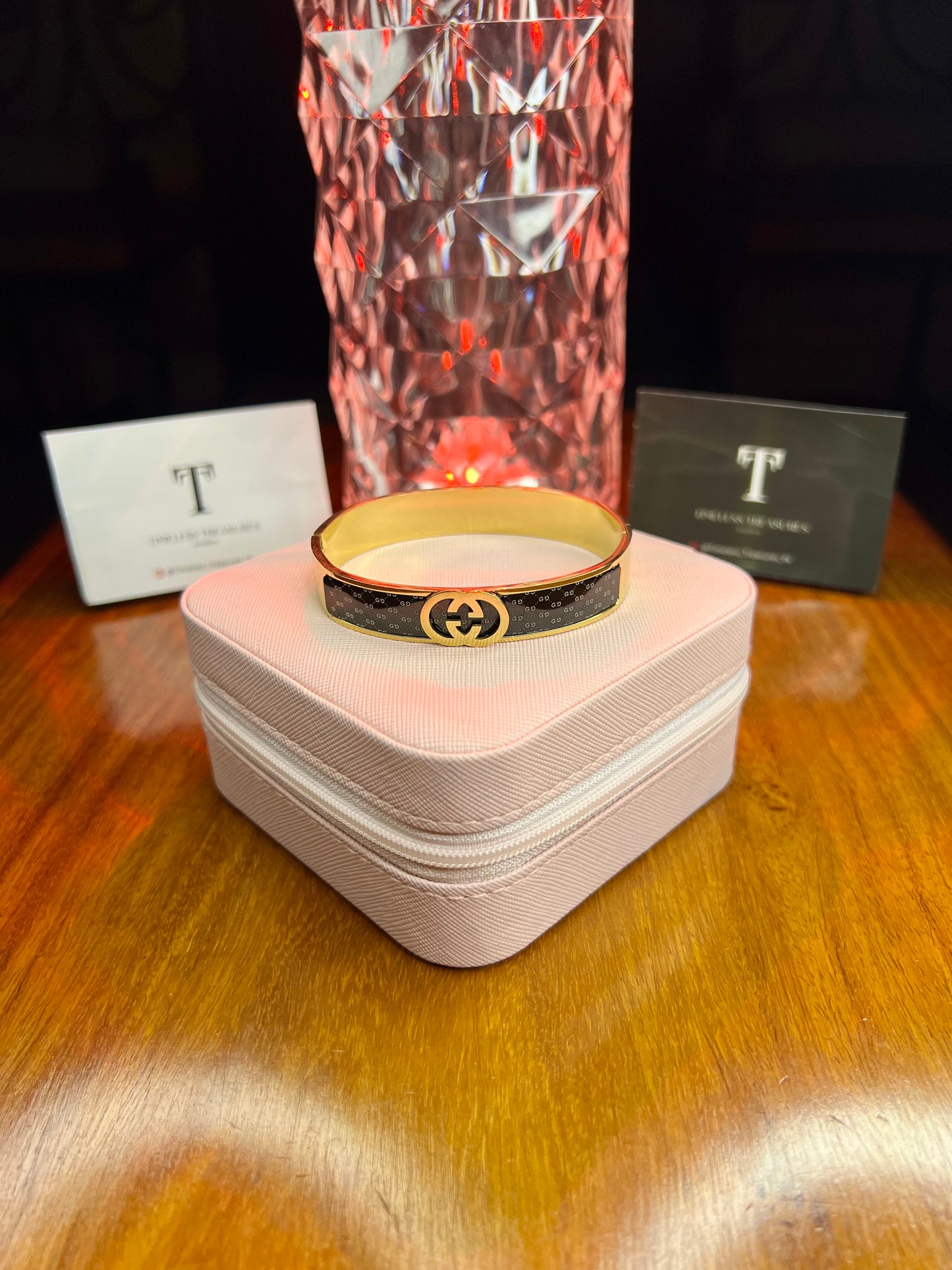 Premium Quality Stainless Steel 18k GG Luxury Handcuff