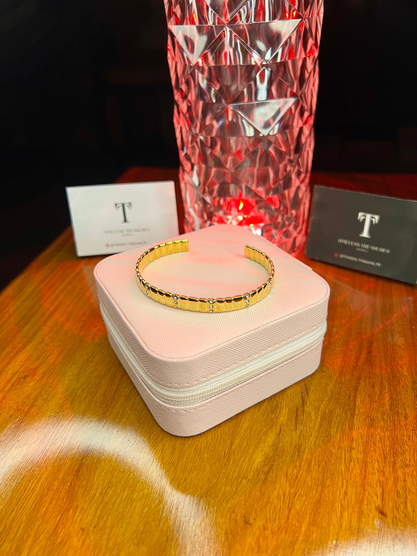 Premium Quality Stainless Steel 18k Lux Line Bracelet