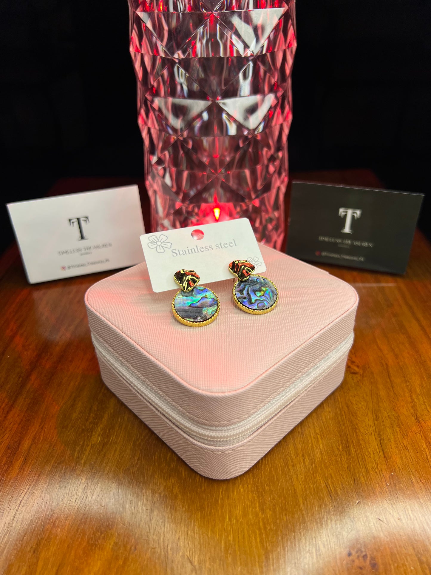 Premium Quality Stainless Steel 18k Cloud Rainbow Earrings