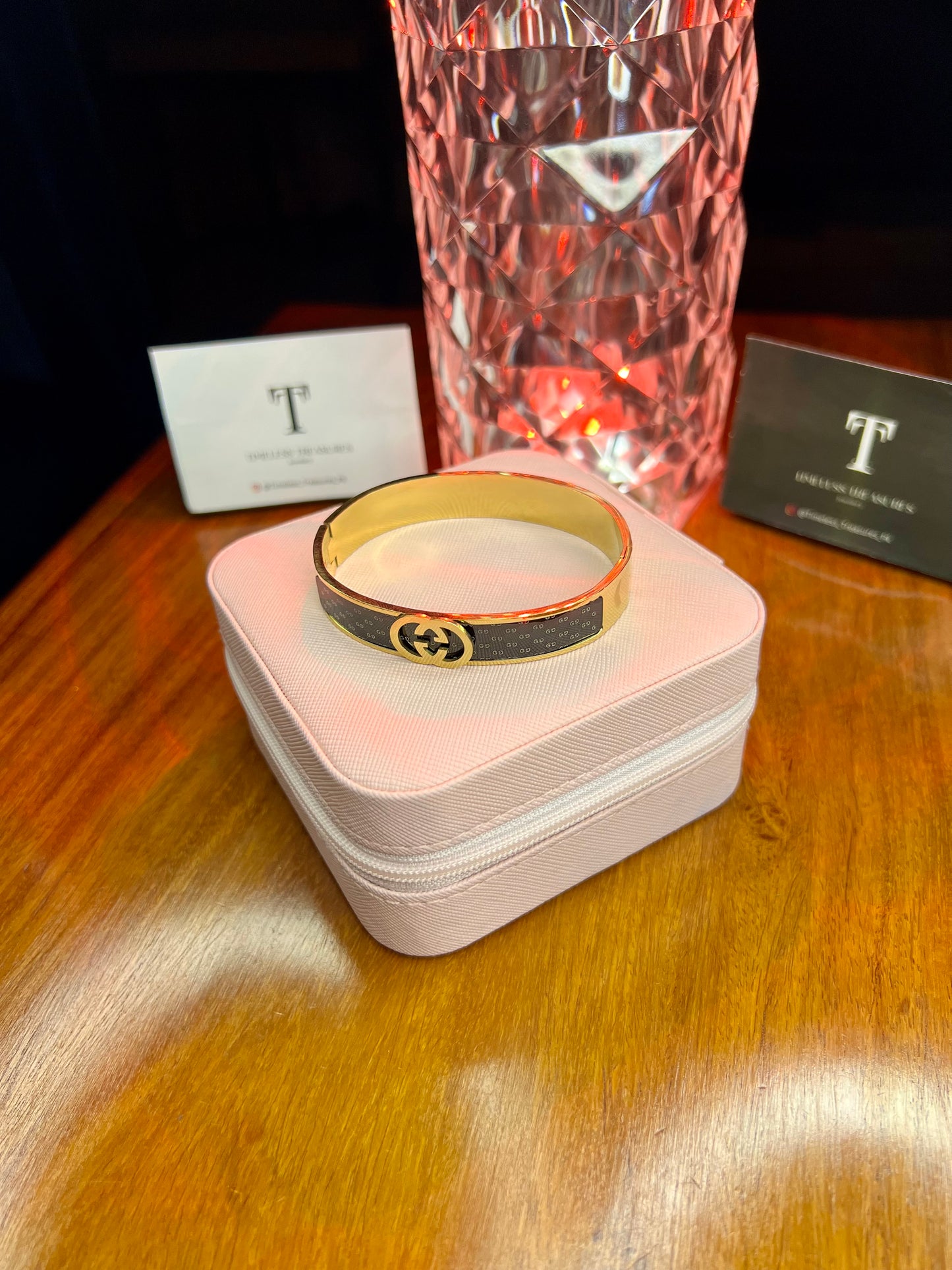 Premium Quality Stainless Steel 18k GG Luxury Handcuff