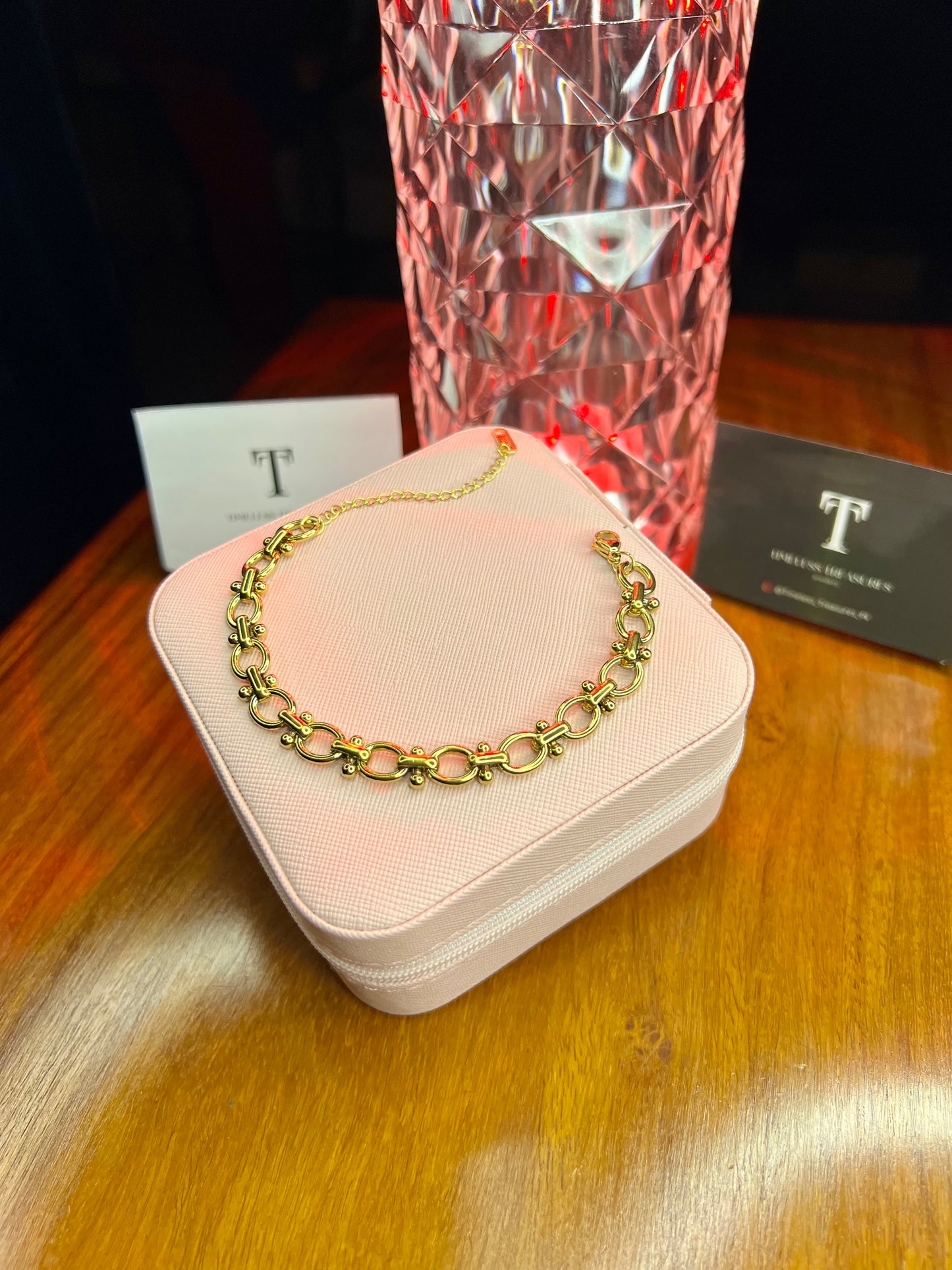 Premium Quality Stainless Steel 18k Chain Link Bracelet
