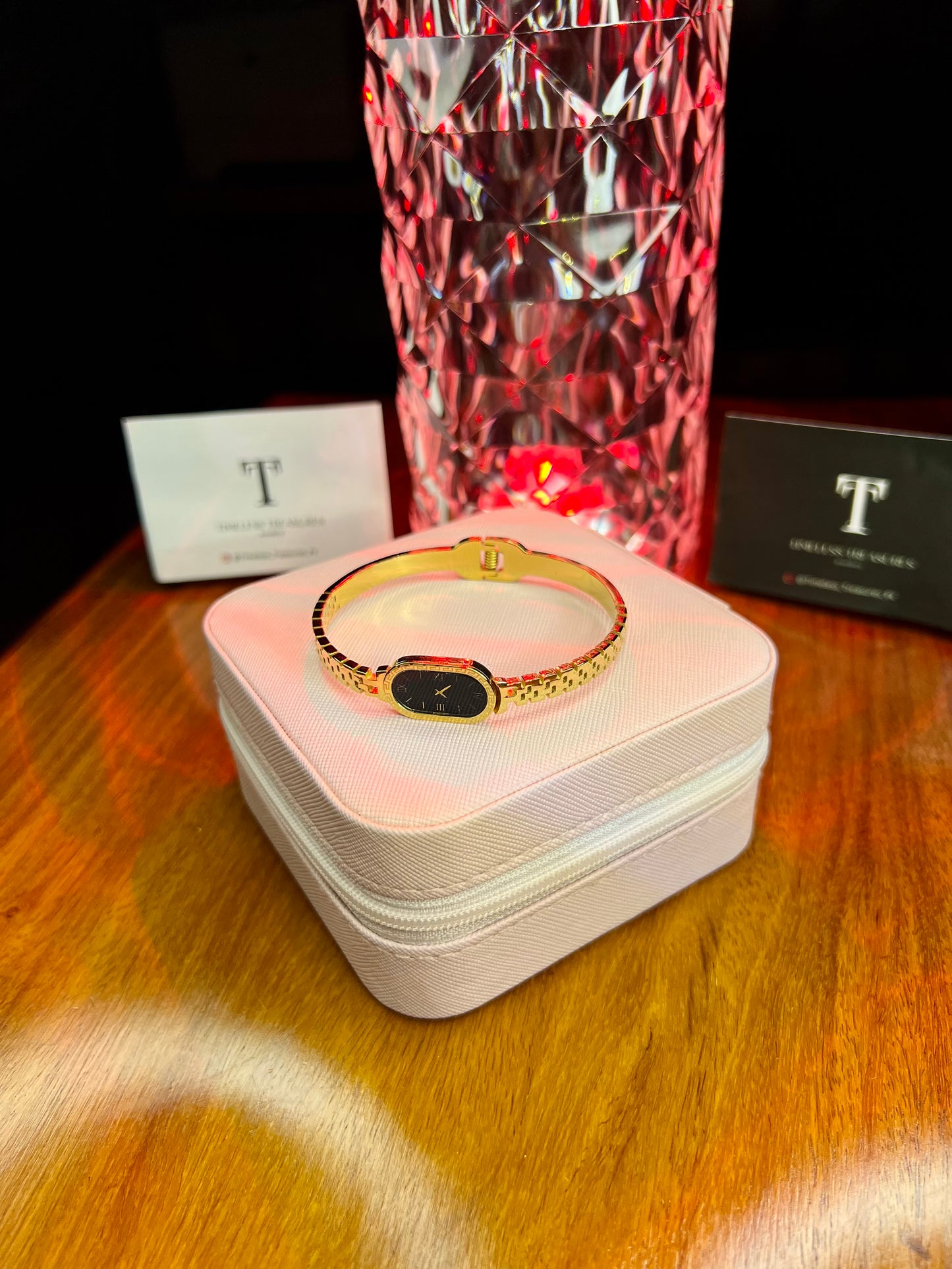 Premium Quality Stainless Steel 18k Timless Glow Watch Cuff