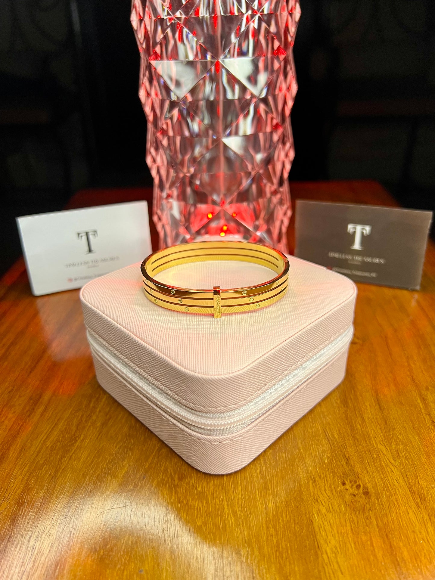 Premium Quality Stainless Steel 18k Cartier Multi Layer Luxury Handcuff