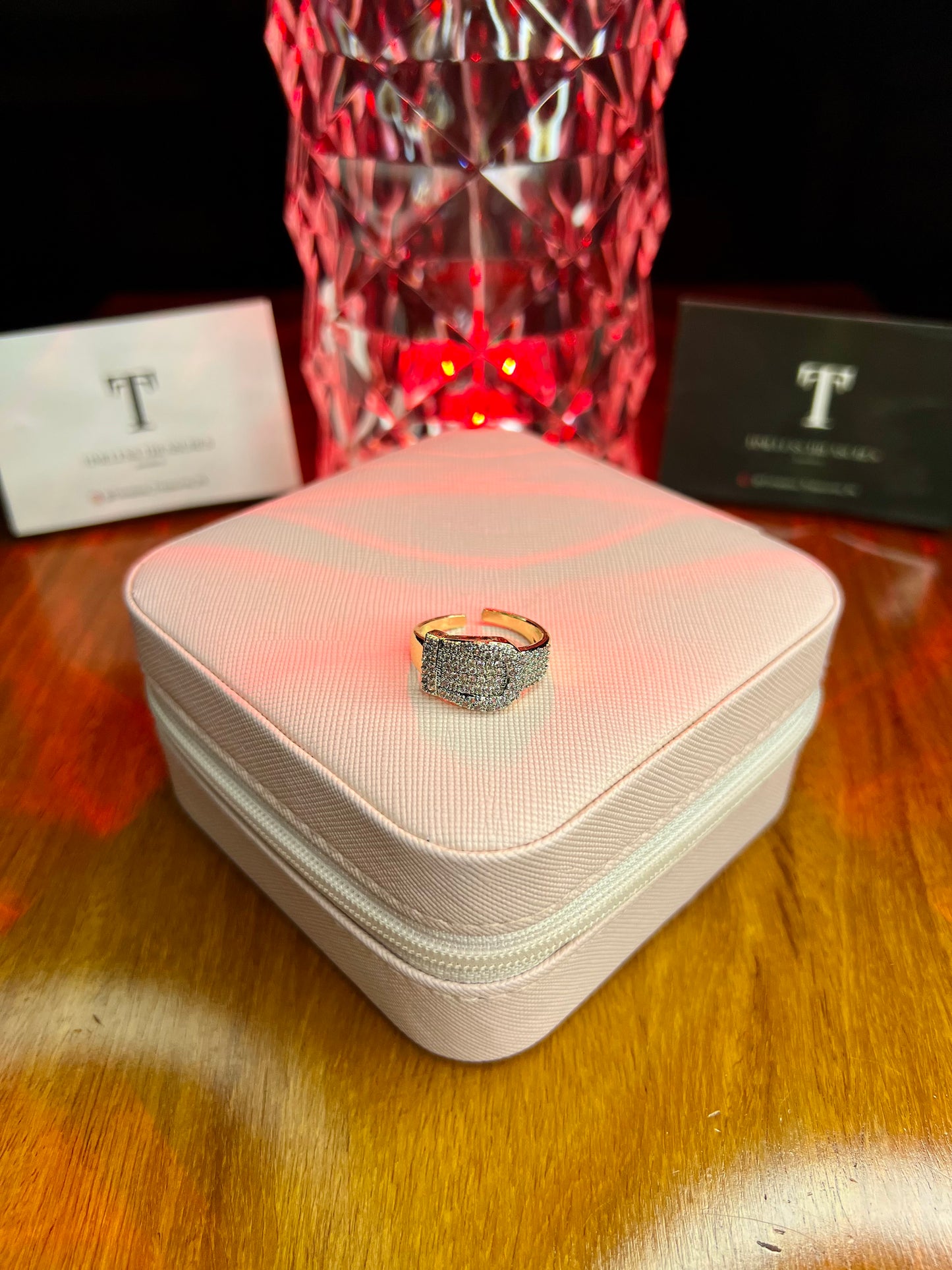 Premium Quality 18k Gold Plated Micro Zircon Egyptian Rings