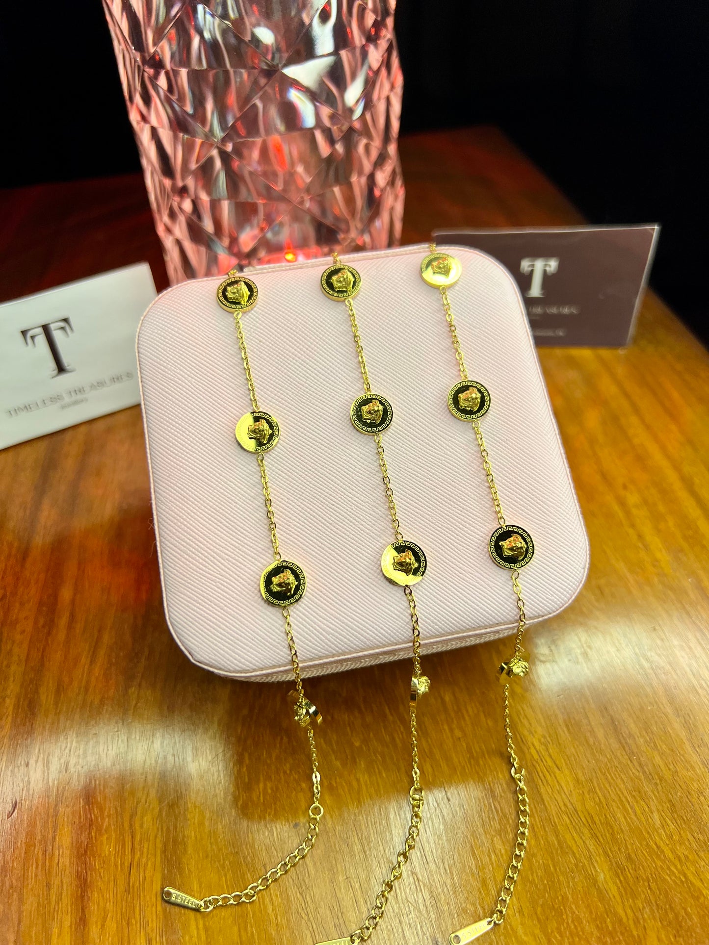 Premium Quality Stainless Steel 18k Versace Luxury Bracelet