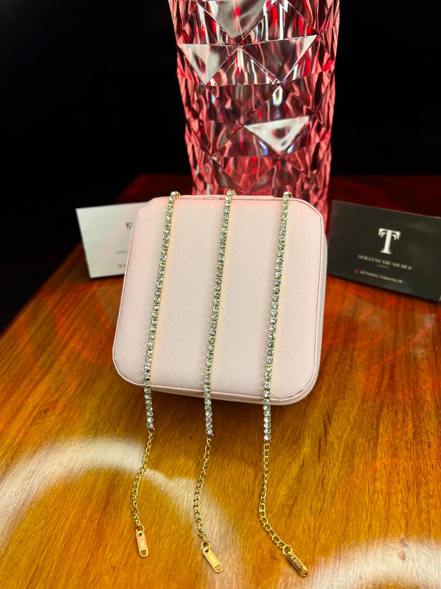 Premium Quality Stainless Steel 18k Diamond Whisper Bracelet