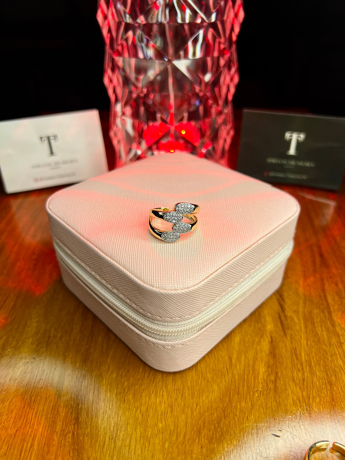 Premium Quality 18k Gold Plated Micro Zircon Egyptian Rings