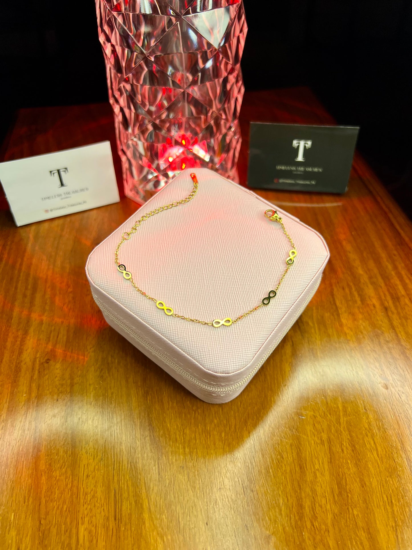 Premium Quality Stainless Steel 18k Infinity Grace Bracelet