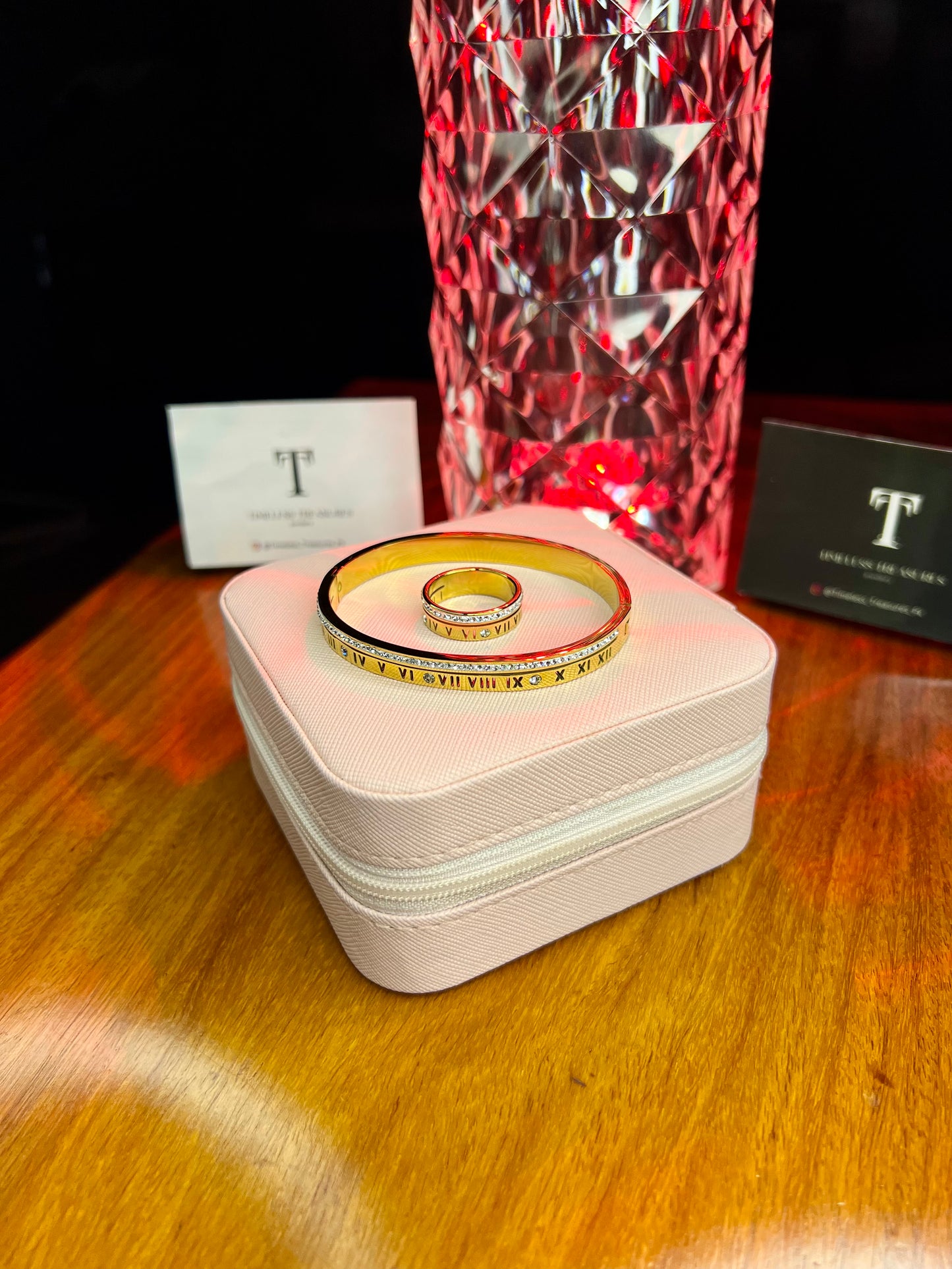 Premium Quality Stainless Steel 18k Imperial Roman Set