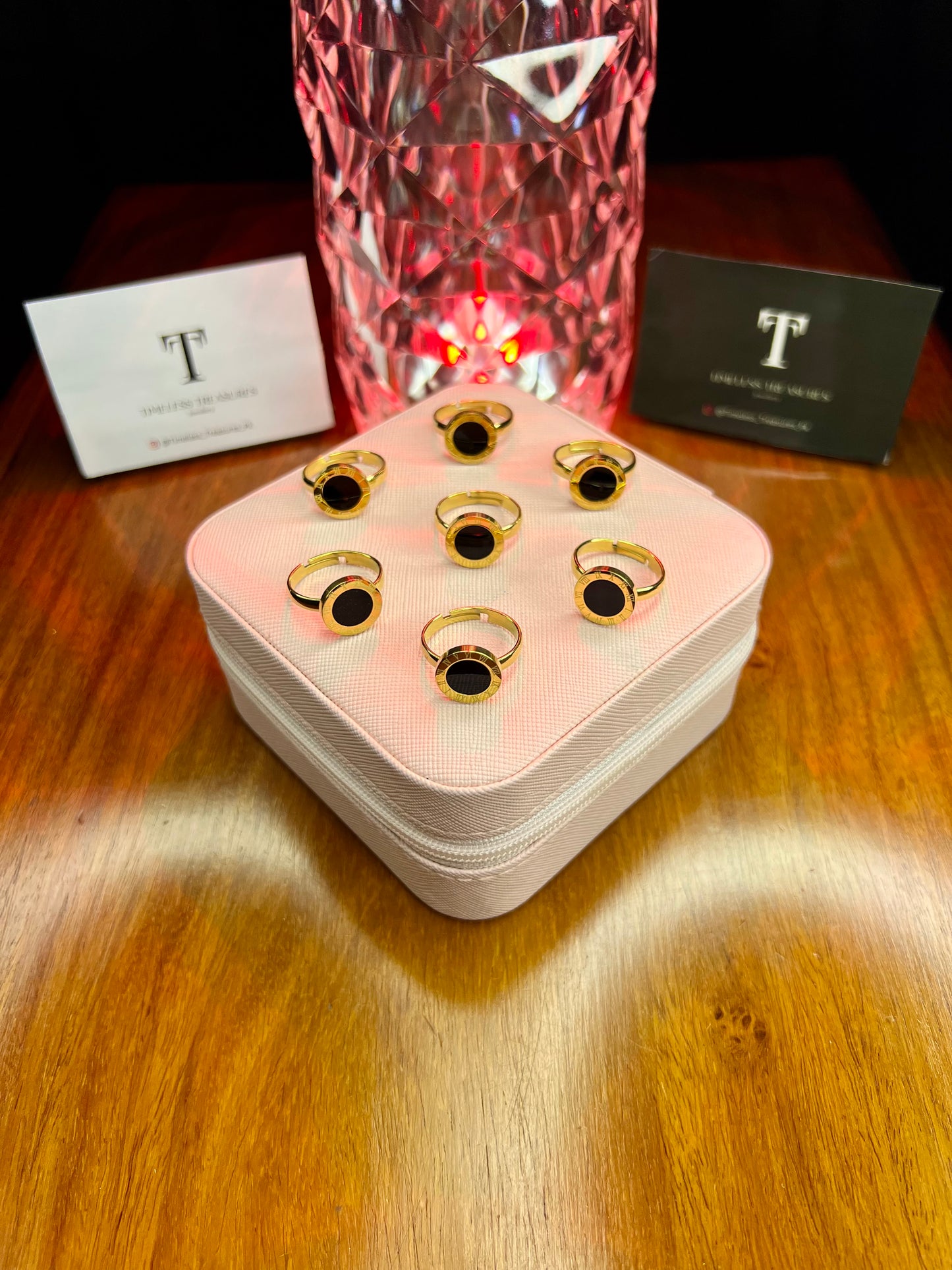 Premium Quality Stainless Steel 18k Roman Ring