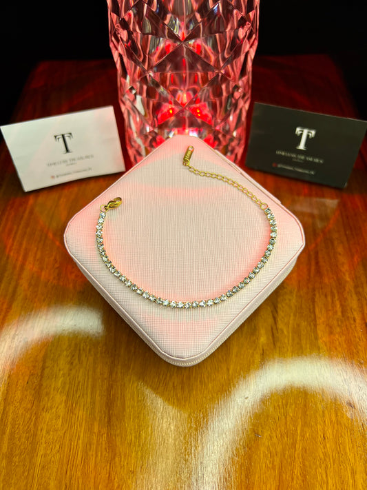 Premium Quality Stainless Steel 18k Diamond Whisper Bracelet