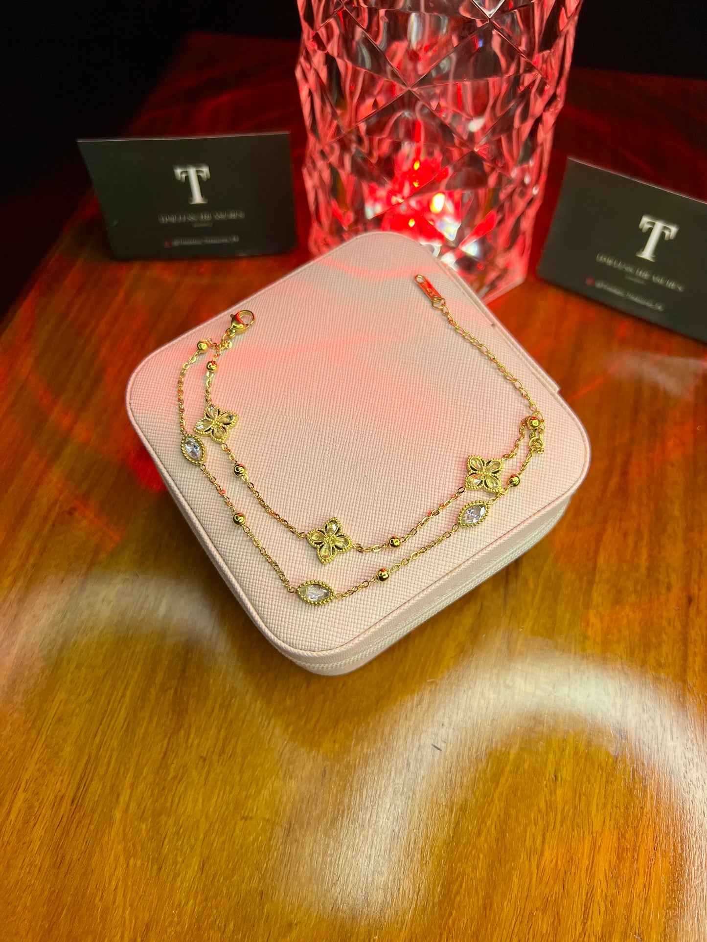 Premium Quality Stainless Steel 18k Royal Vine Sparkle