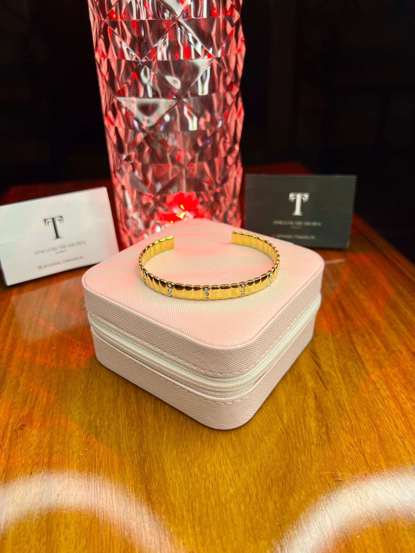 Premium Quality Stainless Steel 18k Lux Line Bracelet