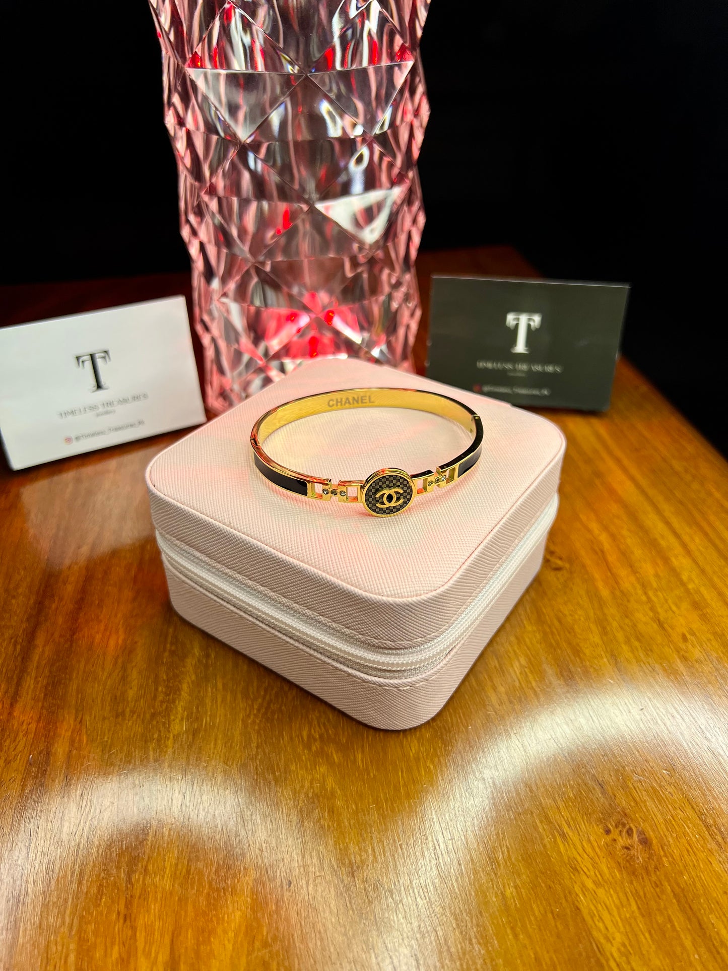 Premium Quality Stainless Steel 18k Chanel Luxury Handcuff