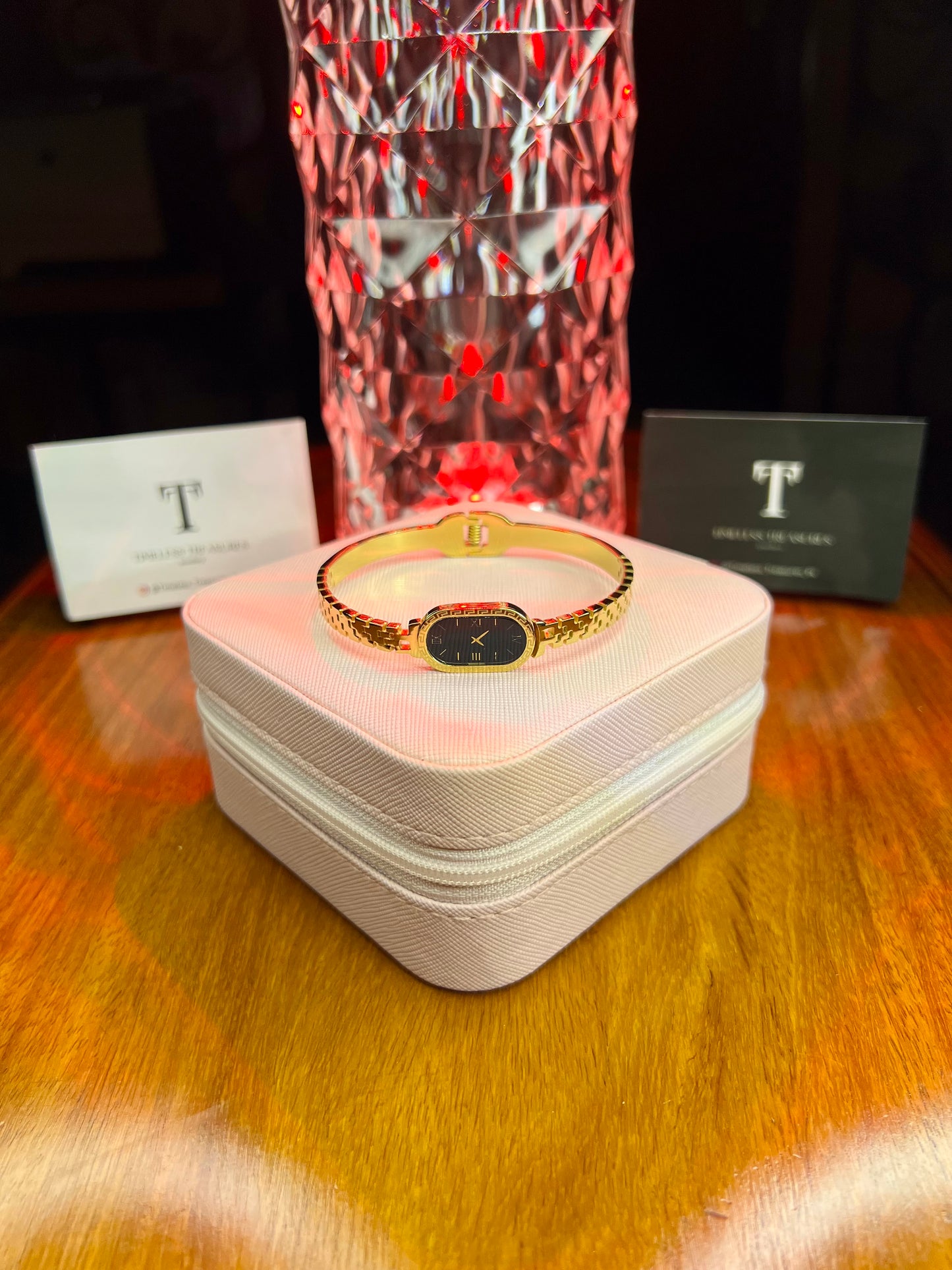 Premium Quality Stainless Steel 18k Timless Glow Watch Cuff