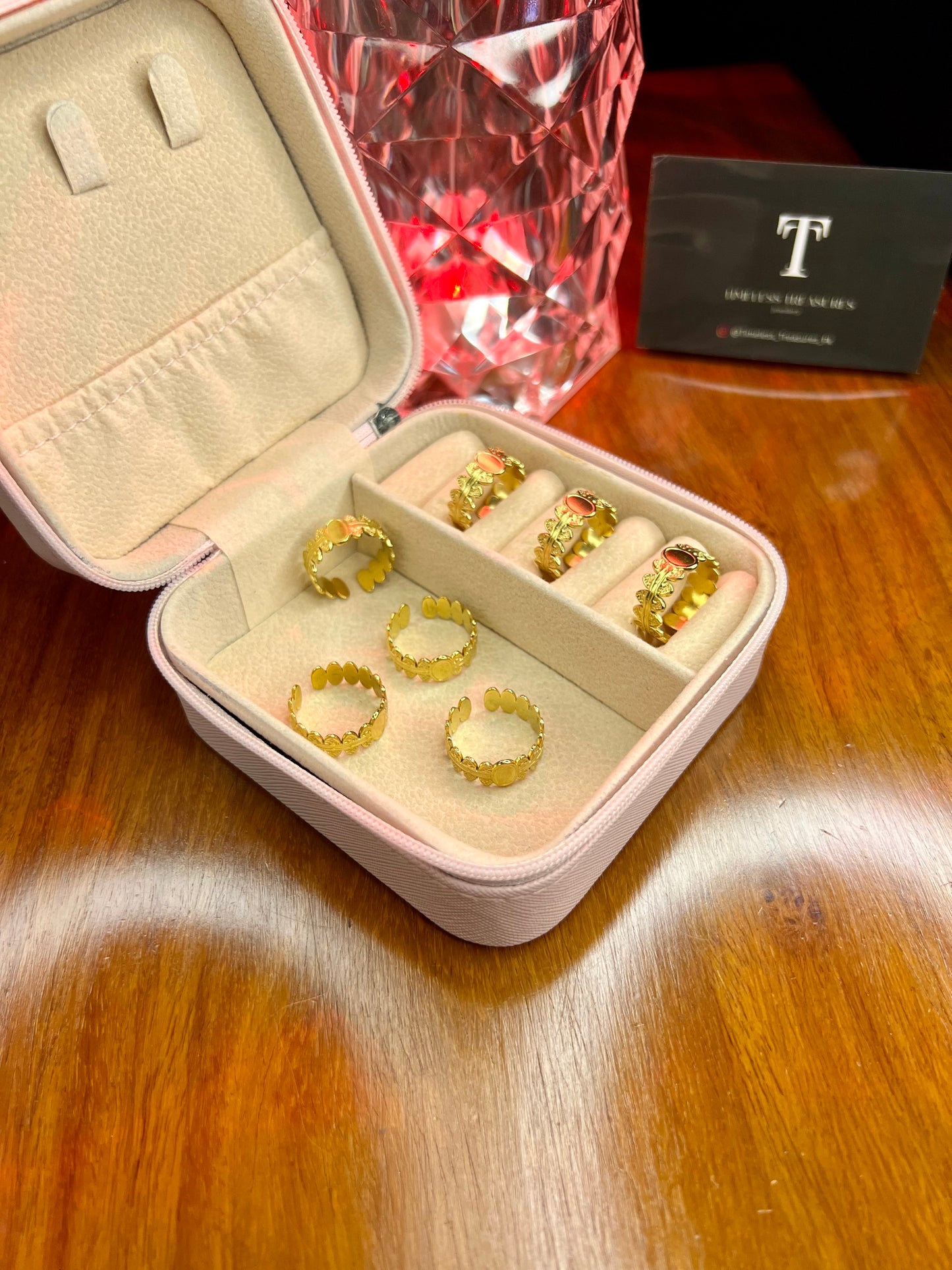 Premium Quality Stainless Steel 18k Crown Gold Ring