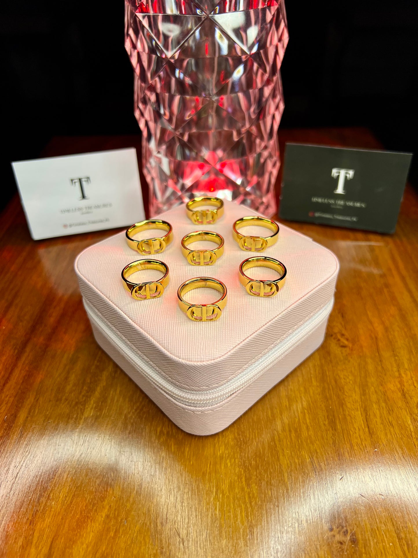 Premium Quality Stainless Steel 18k Dior Ring