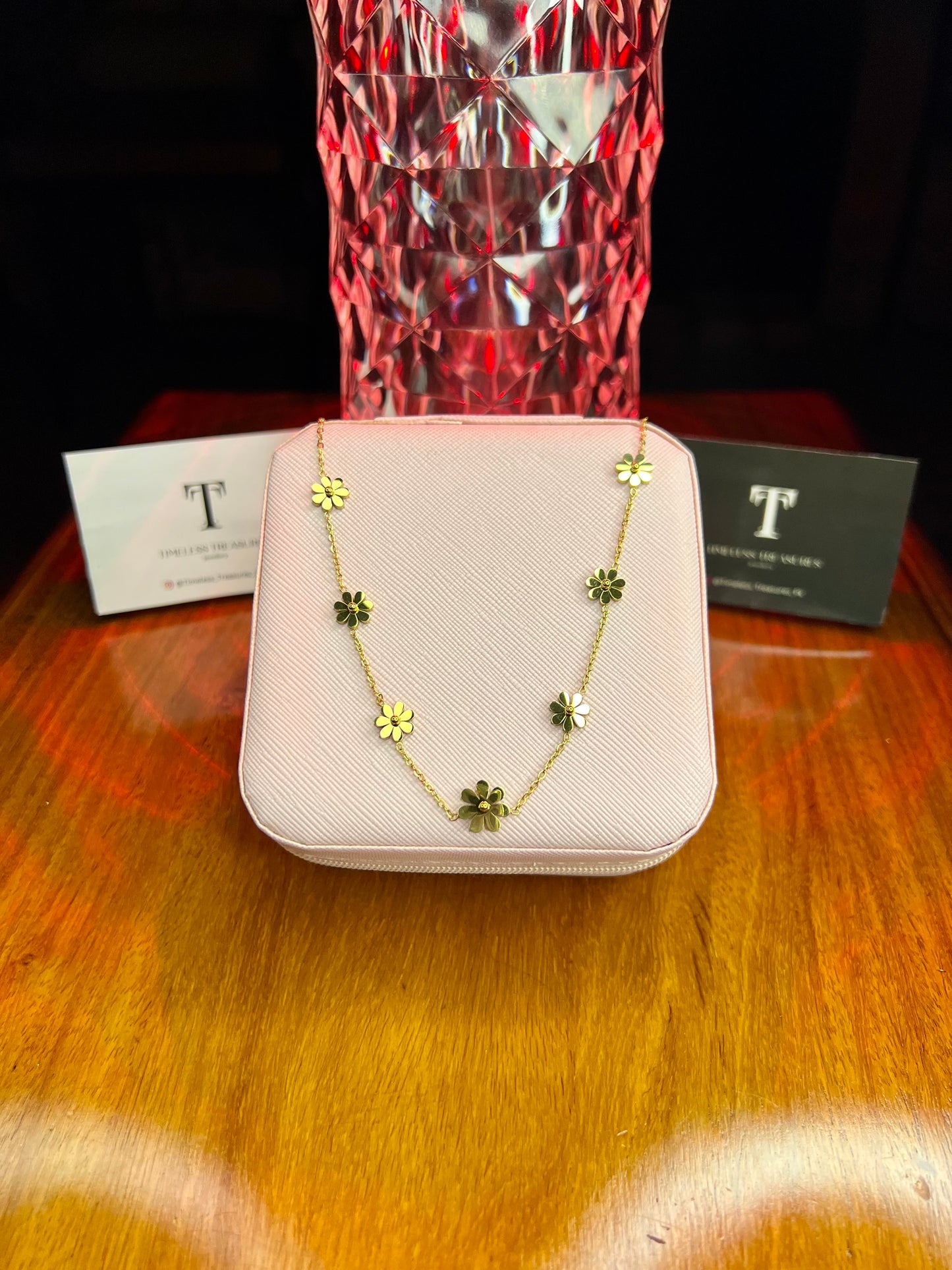 Premium Quality Stainless Steel 18k Blossom Luxury Necklace