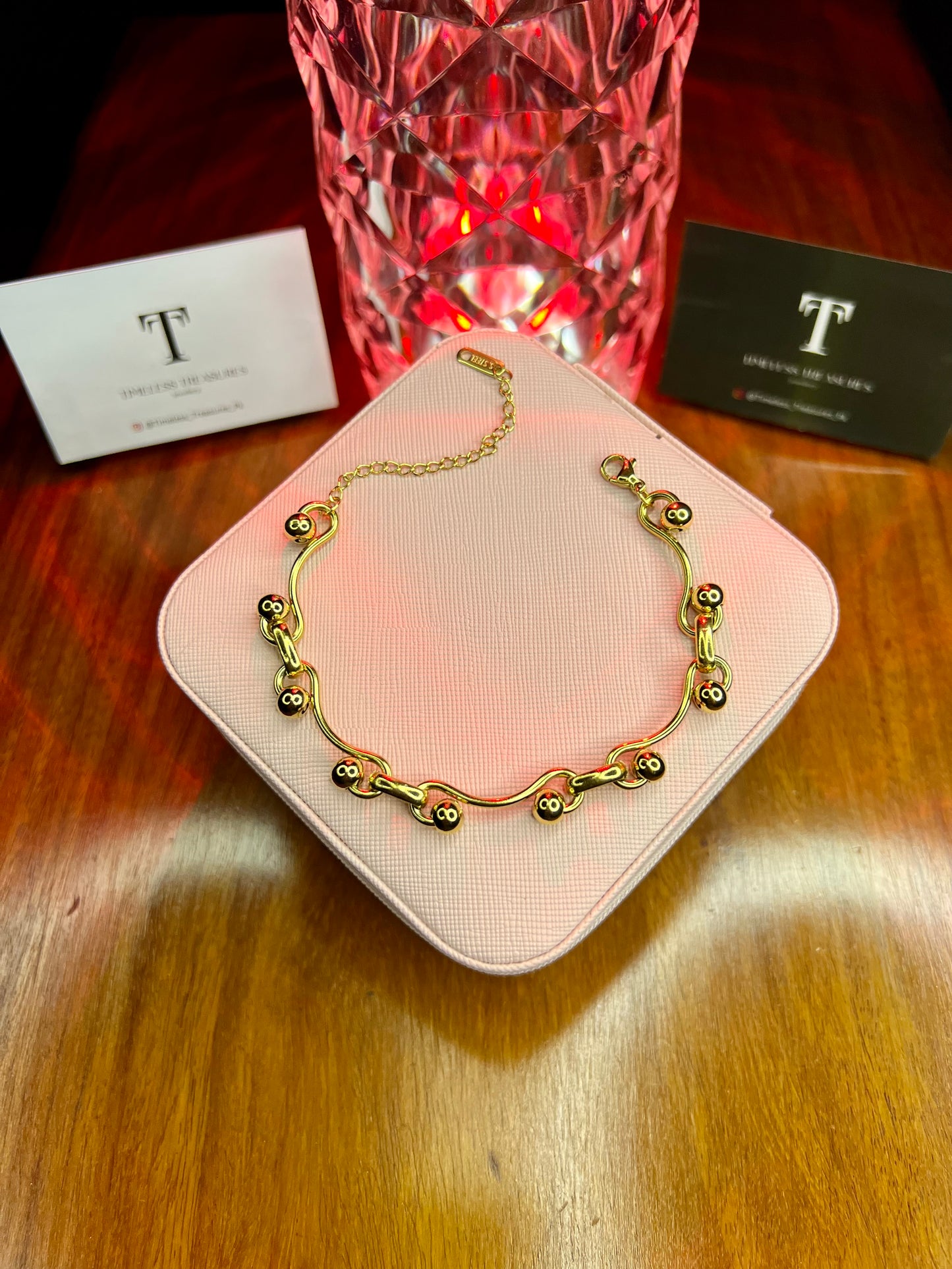 Premium Quality Stainless Steel 18k Hiphop Knot Bracelet