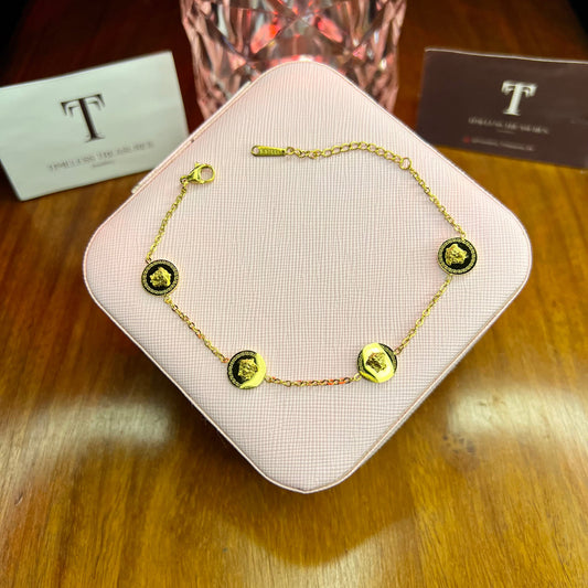 Premium Quality Stainless Steel 18k Versace Luxury Bracelet