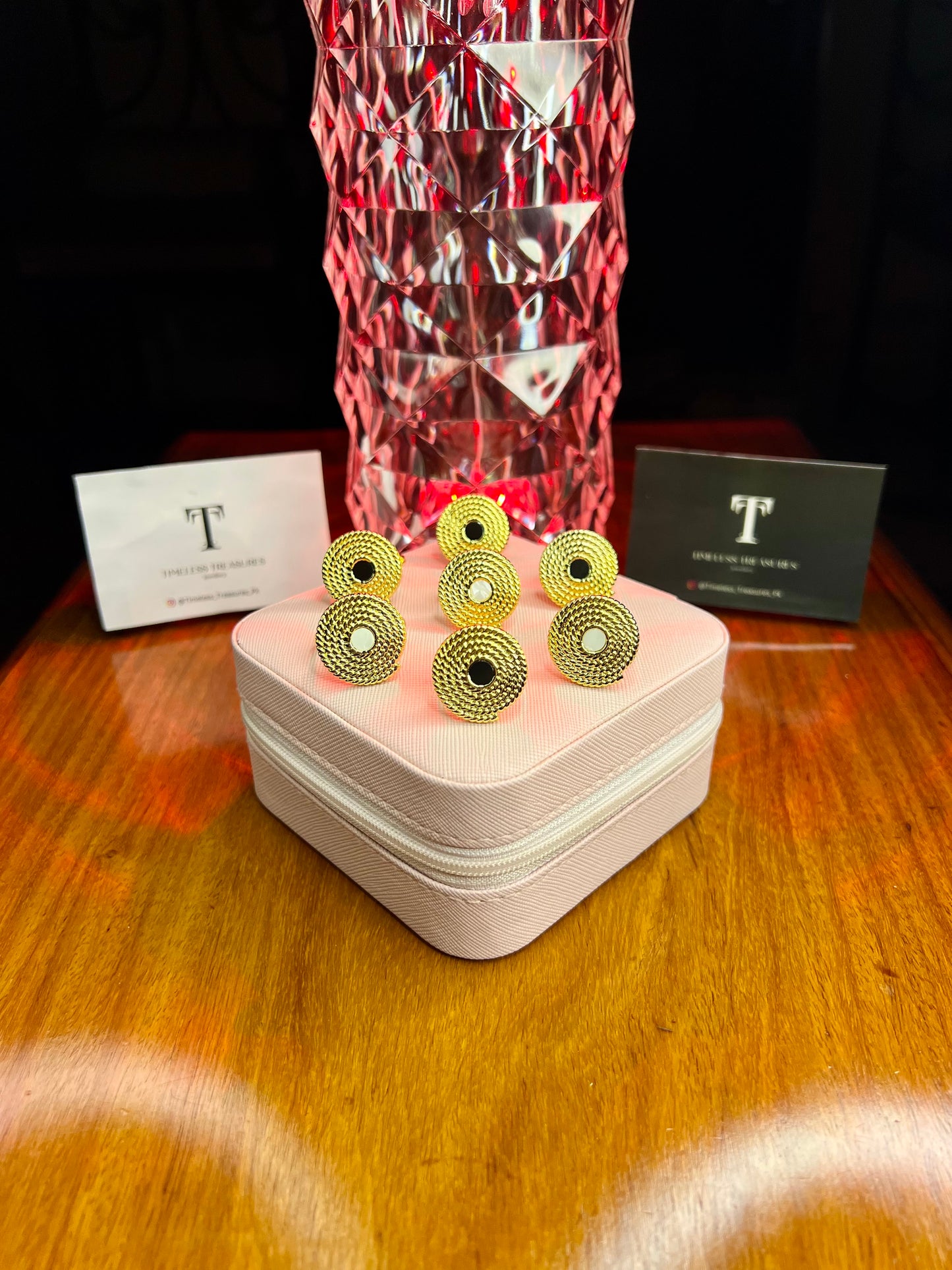 Premium Quality Stainless Steel 18k Solar Bloom Ring