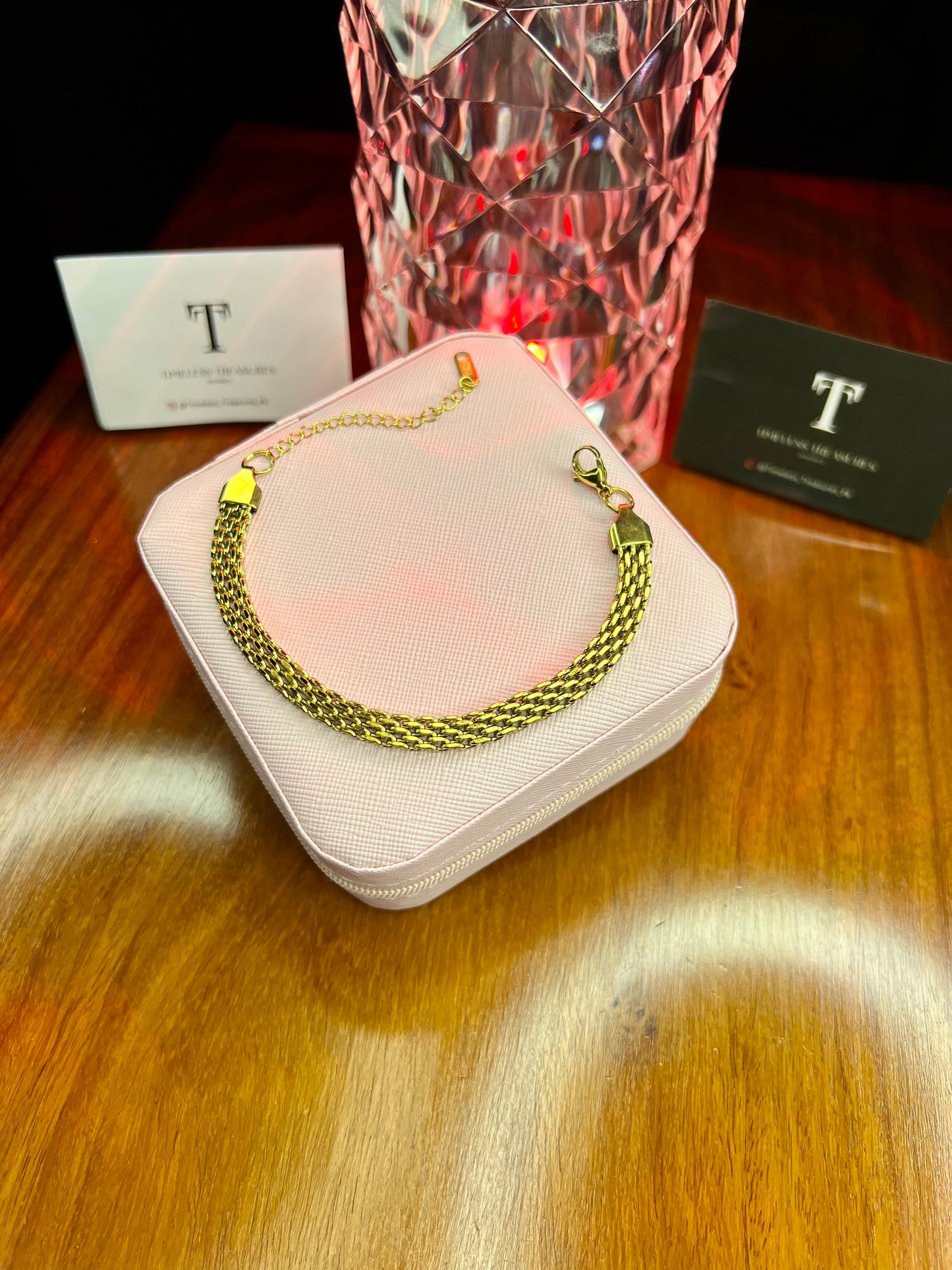 Premium Quality Stainless Steel 18k SlimMesh Elegance